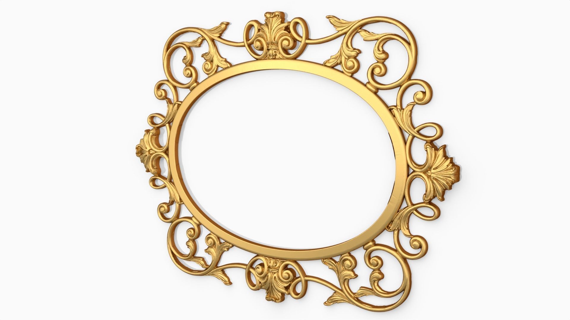 Frame mirror 42 3D print model_2