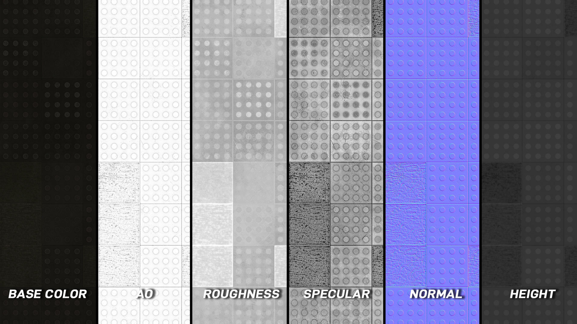 Customizable Rubber Flooring - Procedural Texture Texture_6