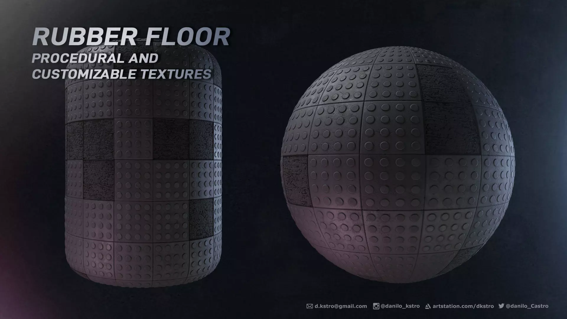 Customizable Rubber Flooring - Procedural Texture Texture_0