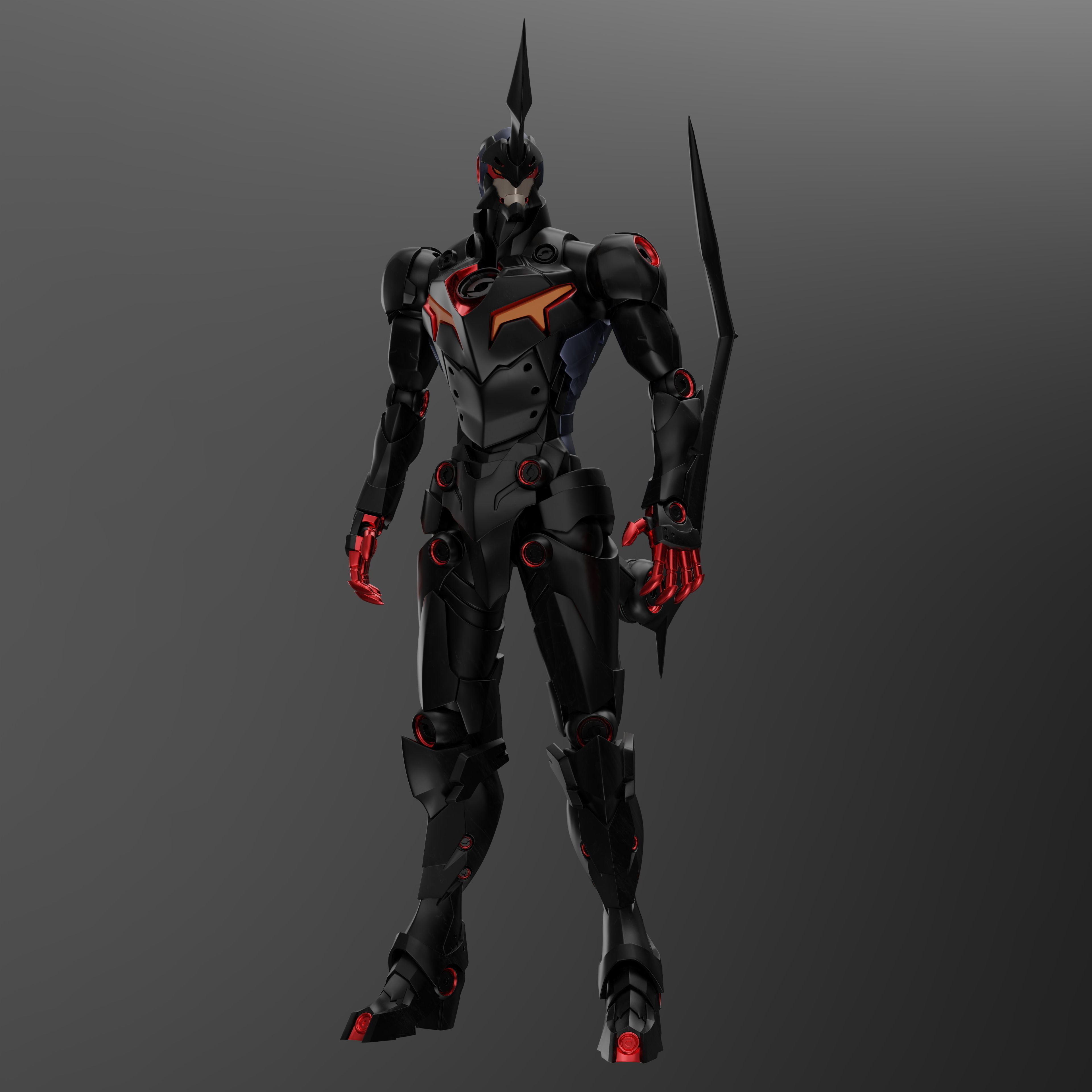Gurren Lagann Lazengann 3D model_6