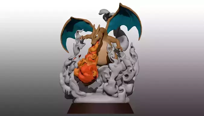 Pokemon Charizard Flamethrower