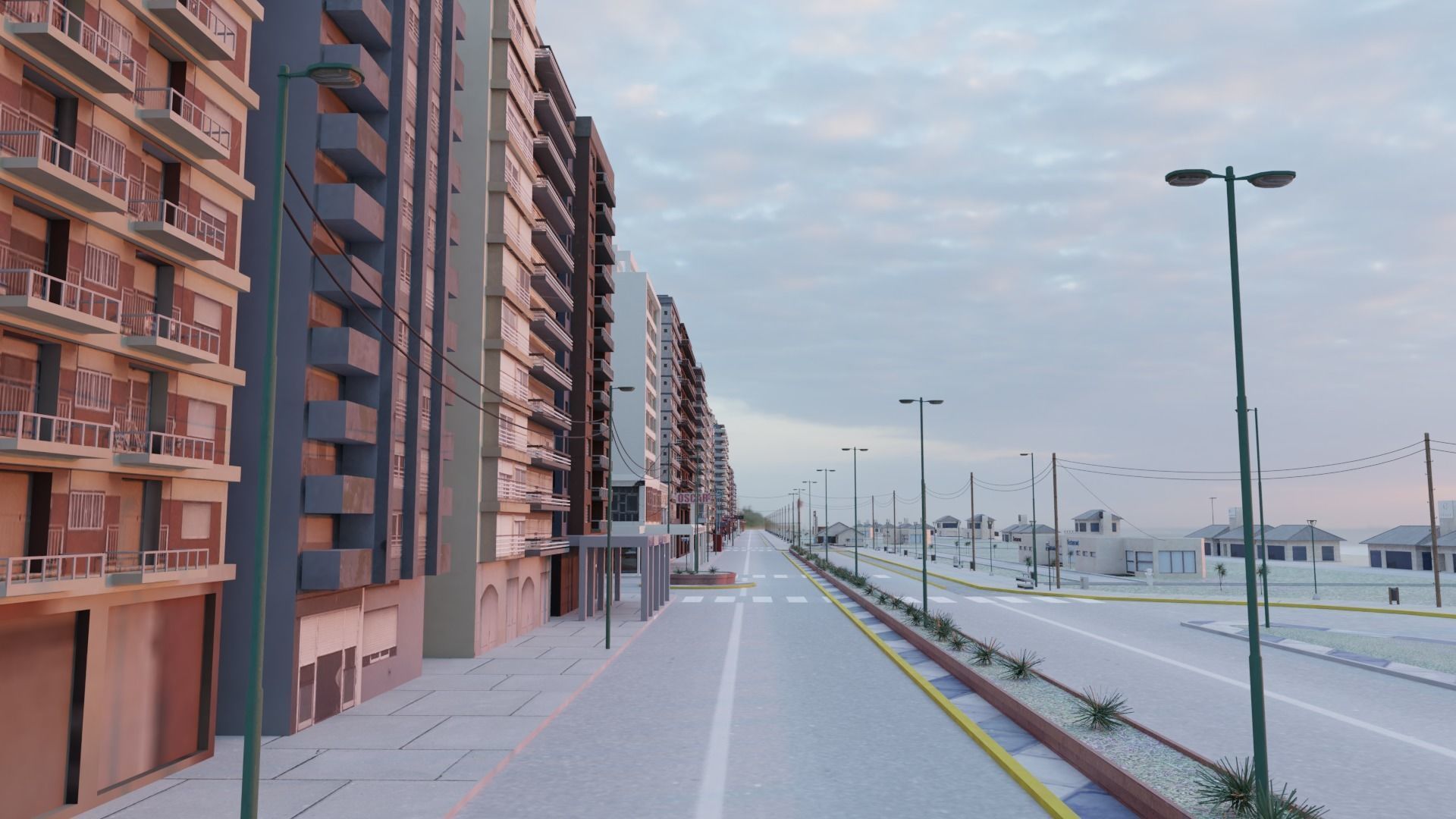 Miramar City Low-poly 3D model_9