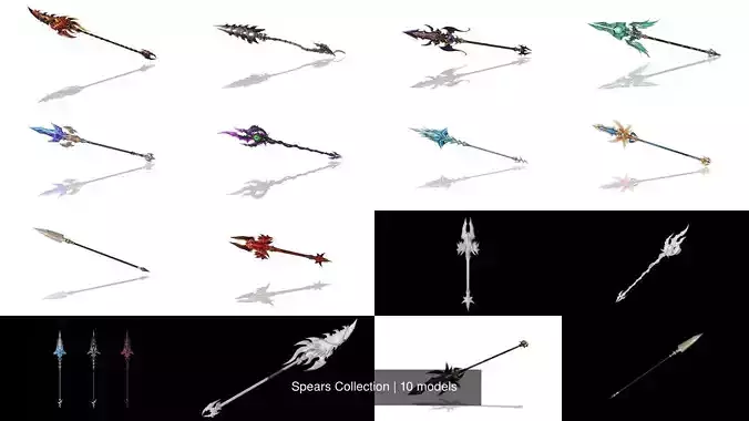 Spears Collection weapon with spike 
