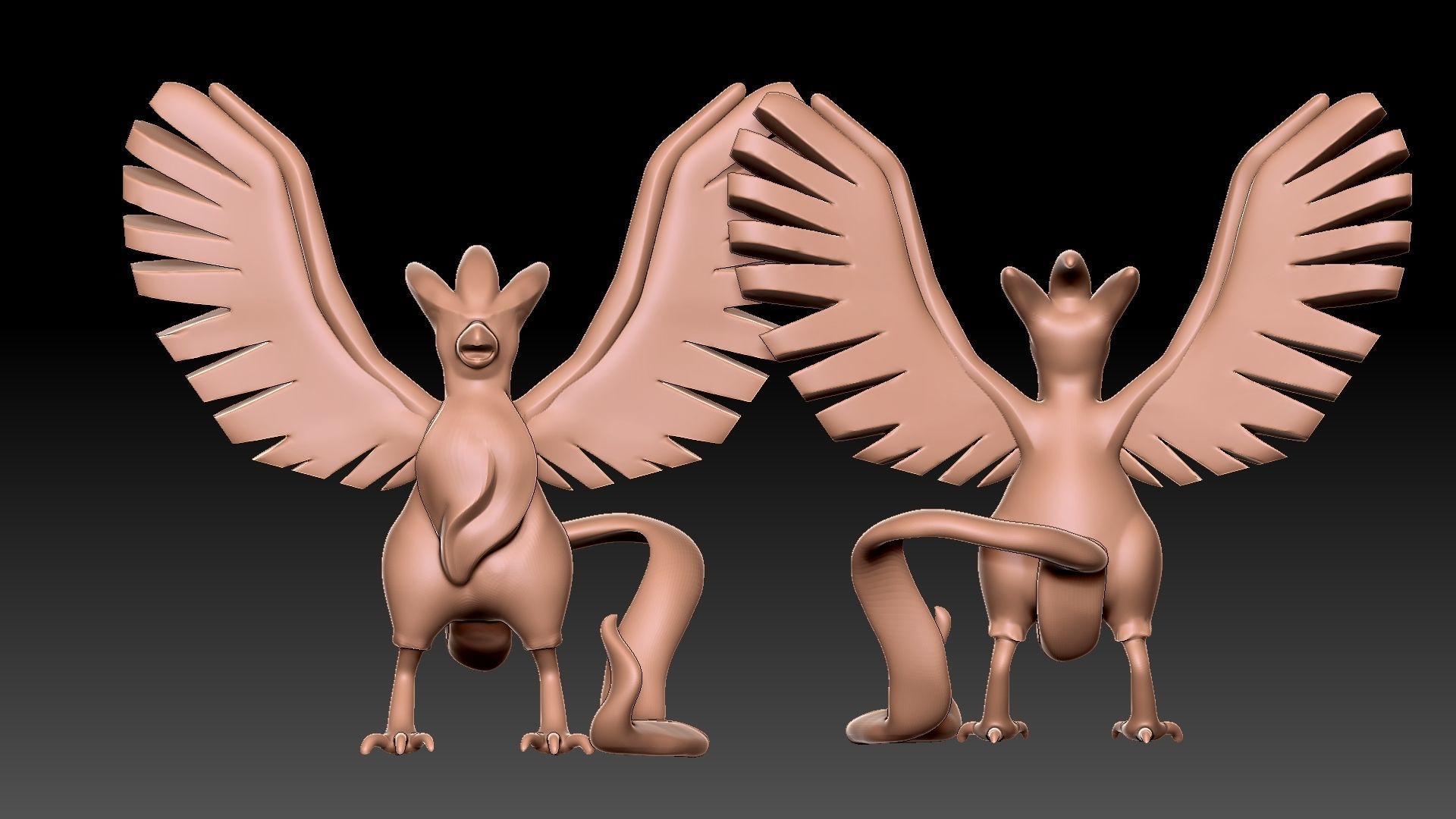 Pokemon 144 Articuno 3D print model_1