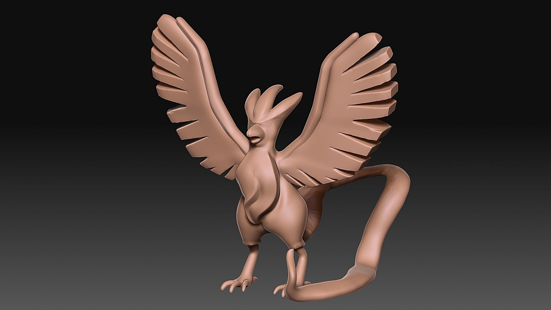 Pokemon 144 Articuno 3D print model_3