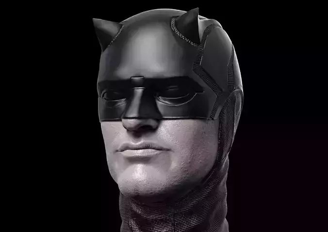 Daredevil Head- Charlie Cox 3D print model