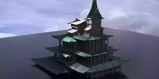 Japan Temple Ruin 3 