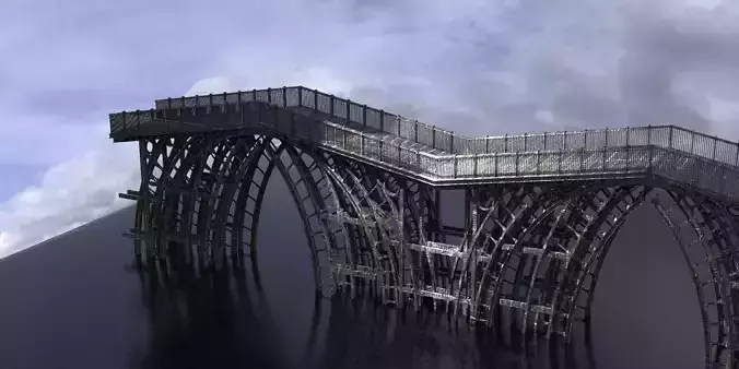 Epic Fantasy Patterned bridge