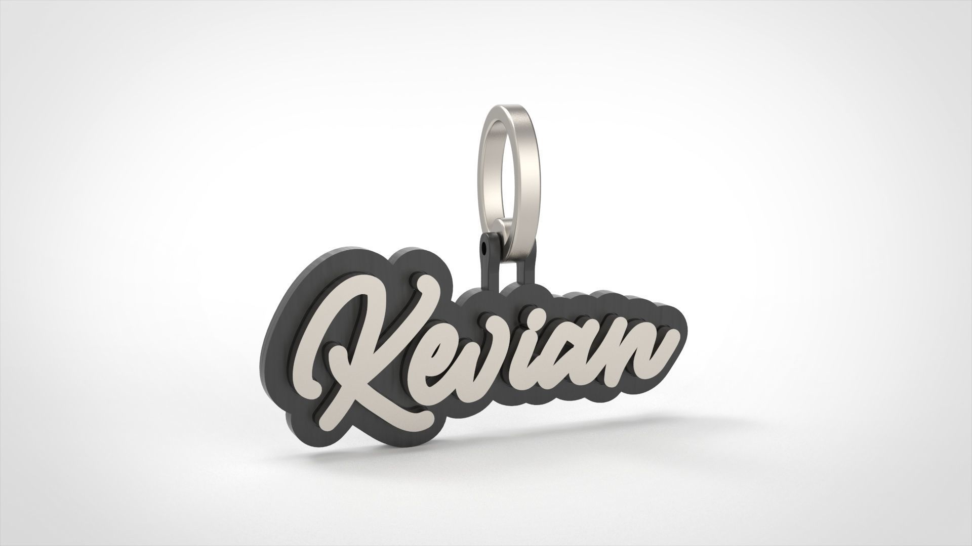 Model 728 Kevian Name Pendant 3D print model_1