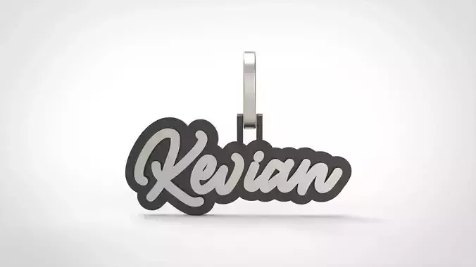 Model 728 Kevian Name Pendant
