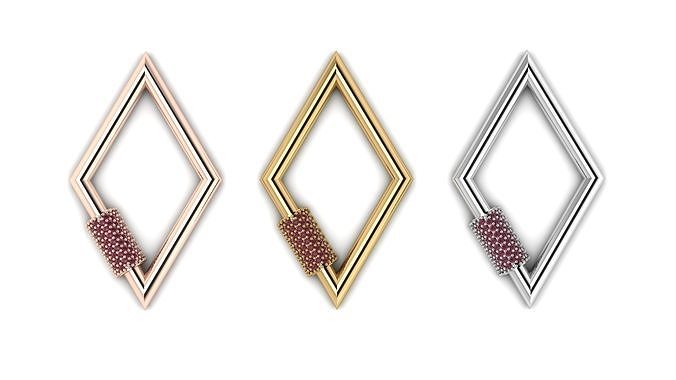 Rhombus Pendant 3D print model