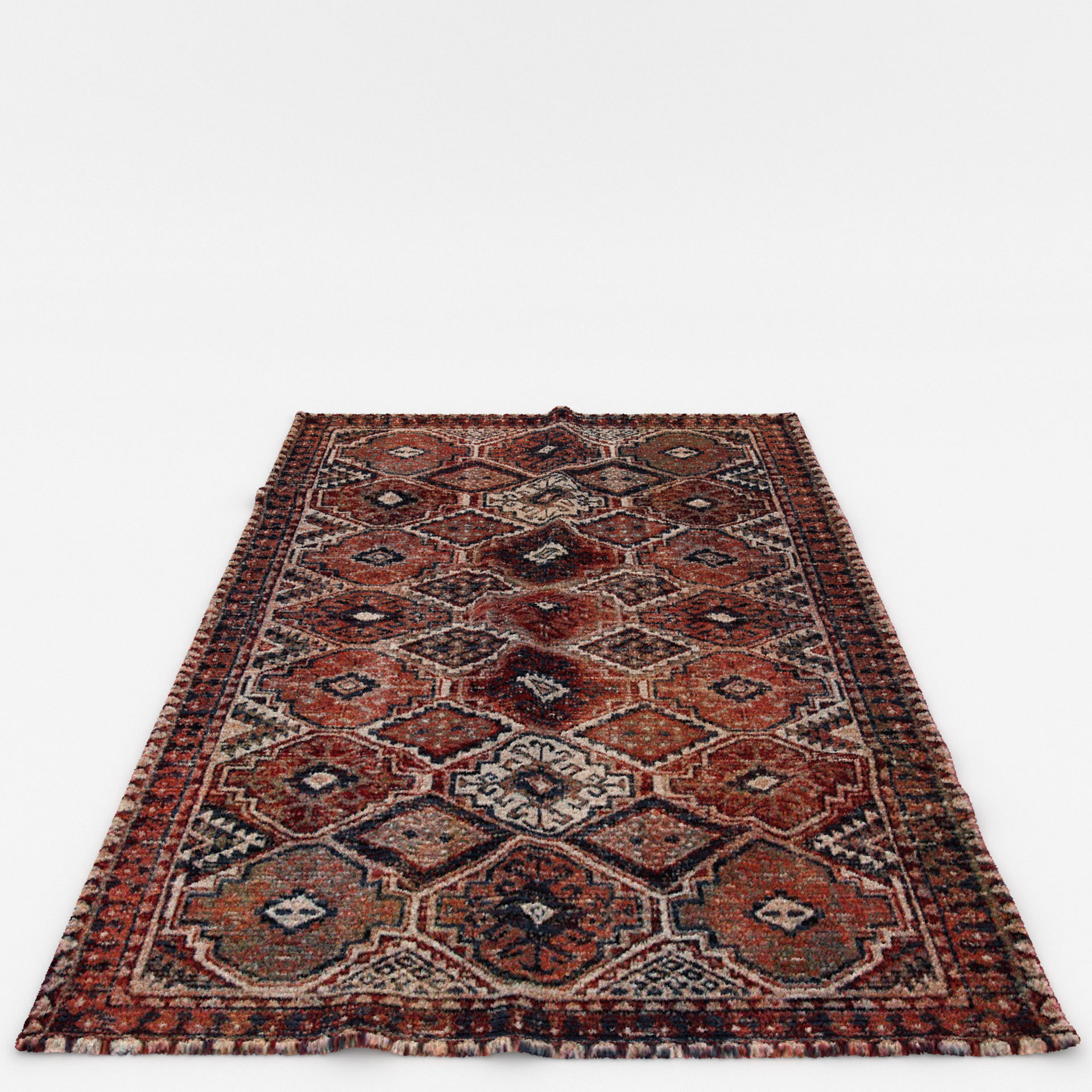 Rugs No 595 Low-poly 3D model_4