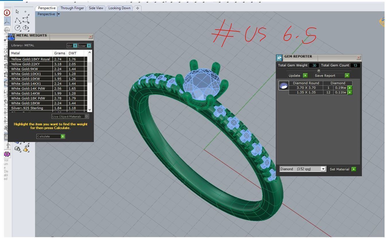 ZDR0156 engagement ring 3D print model_7