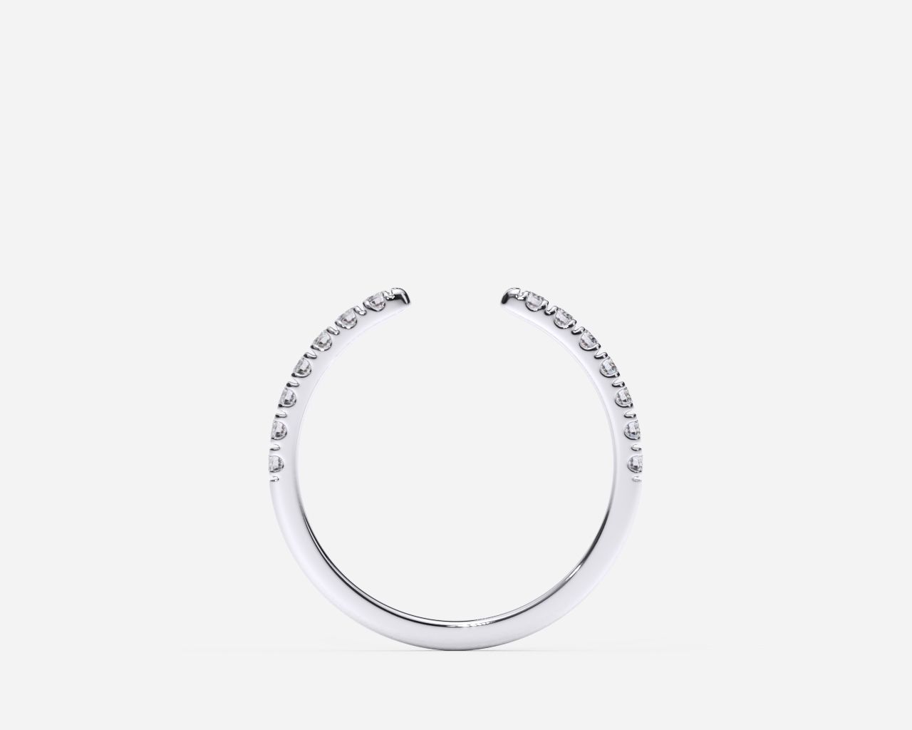 ZDR0164 diamond ring 3D print model_1