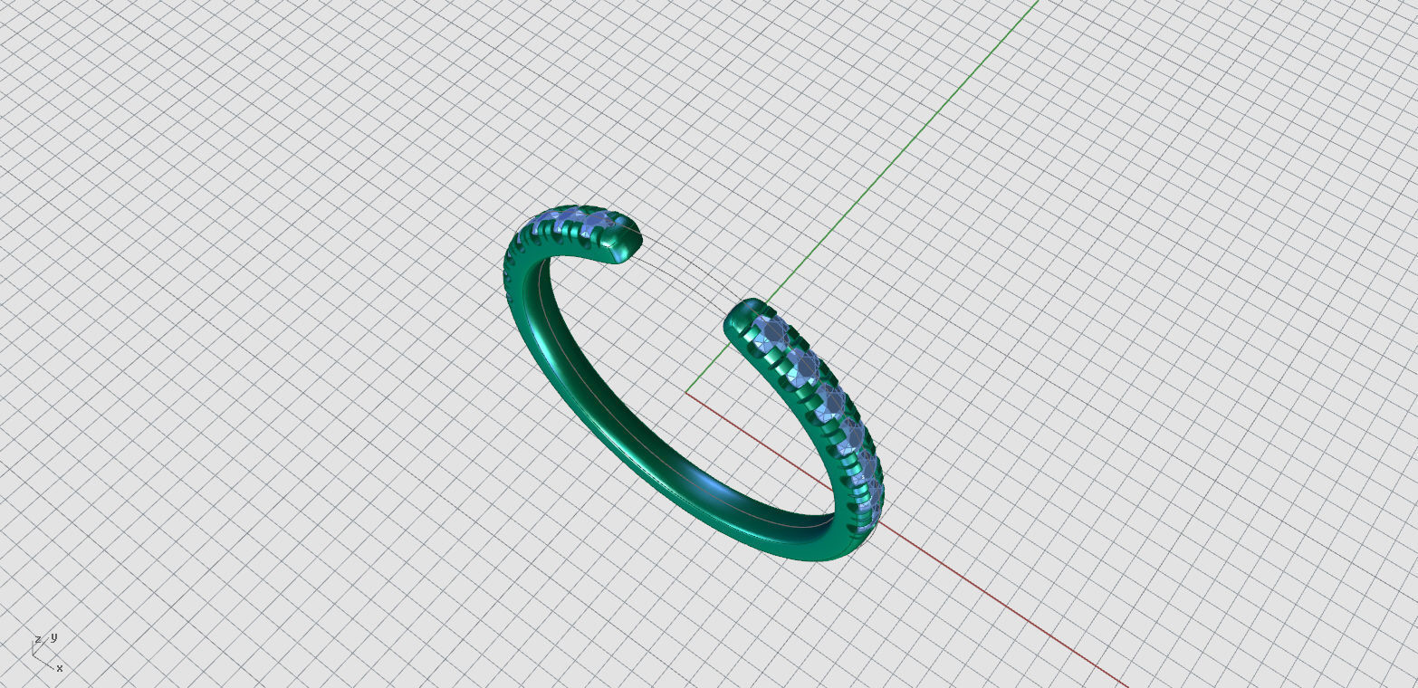 ZDR0164 diamond ring 3D print model_5