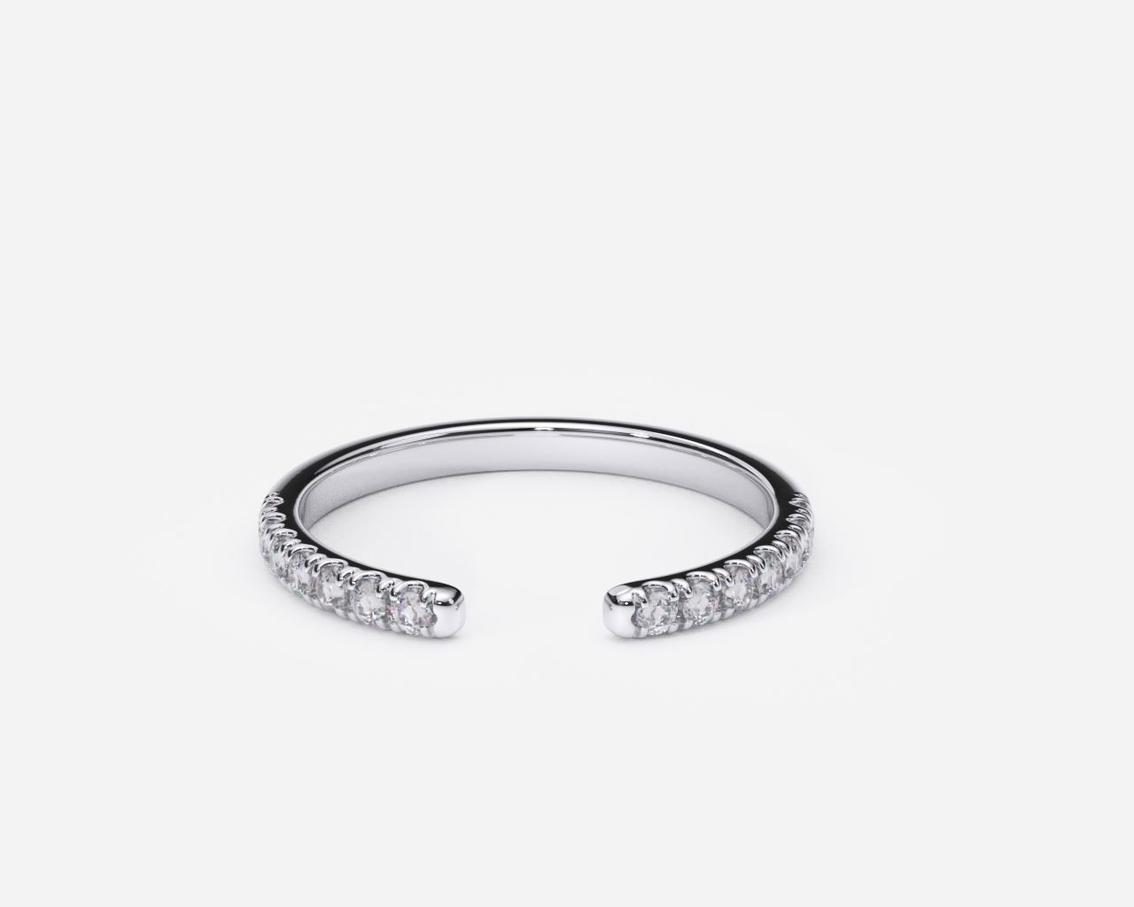 ZDR0164 diamond ring 3D print model_4