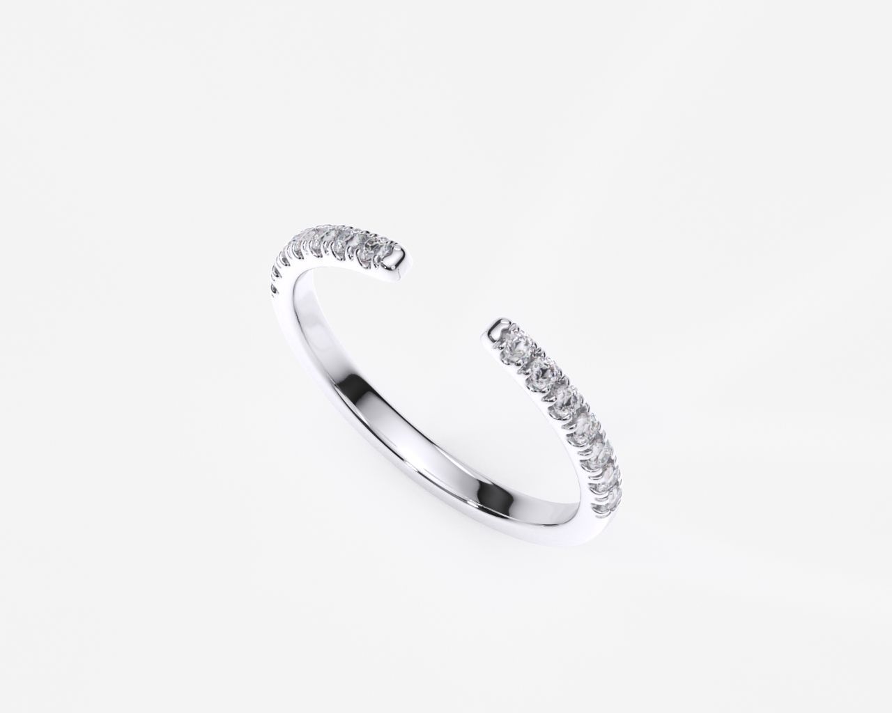 ZDR0164 diamond ring 3D print model_2