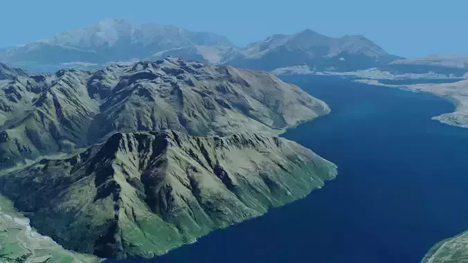 Mountains Valley Range - Queenstown New Zealand