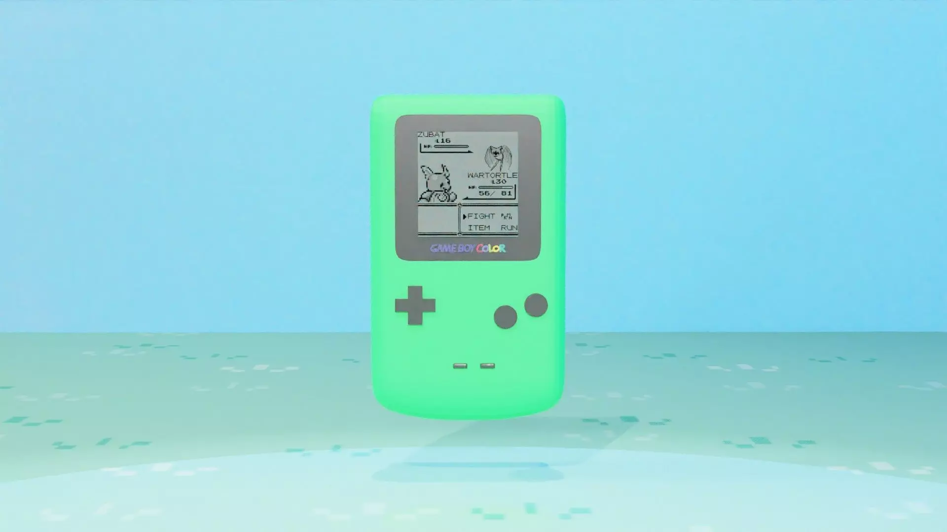 Gameboy Color 3D model_0