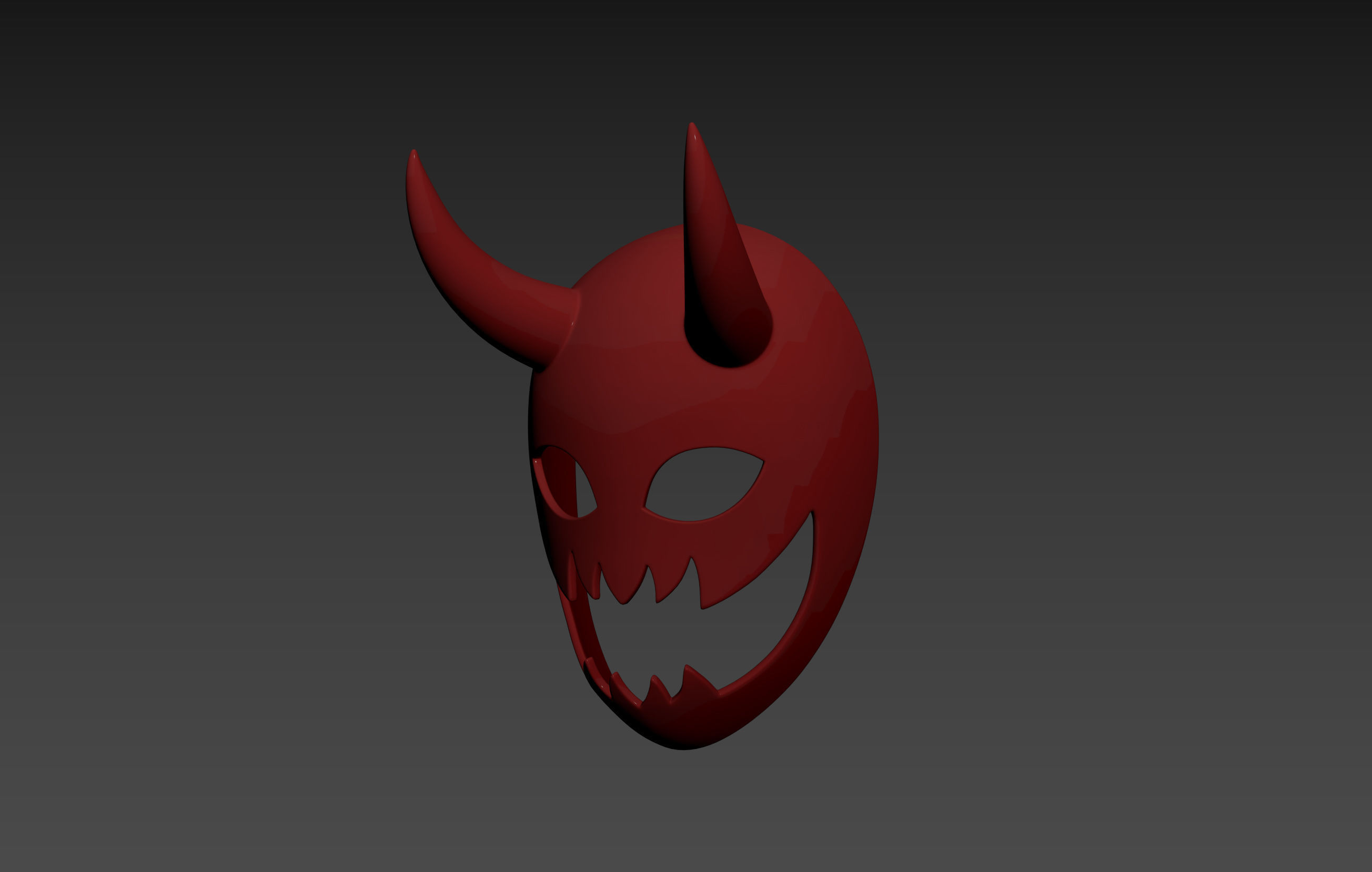 Prop056 Devil Mask 3D model_10