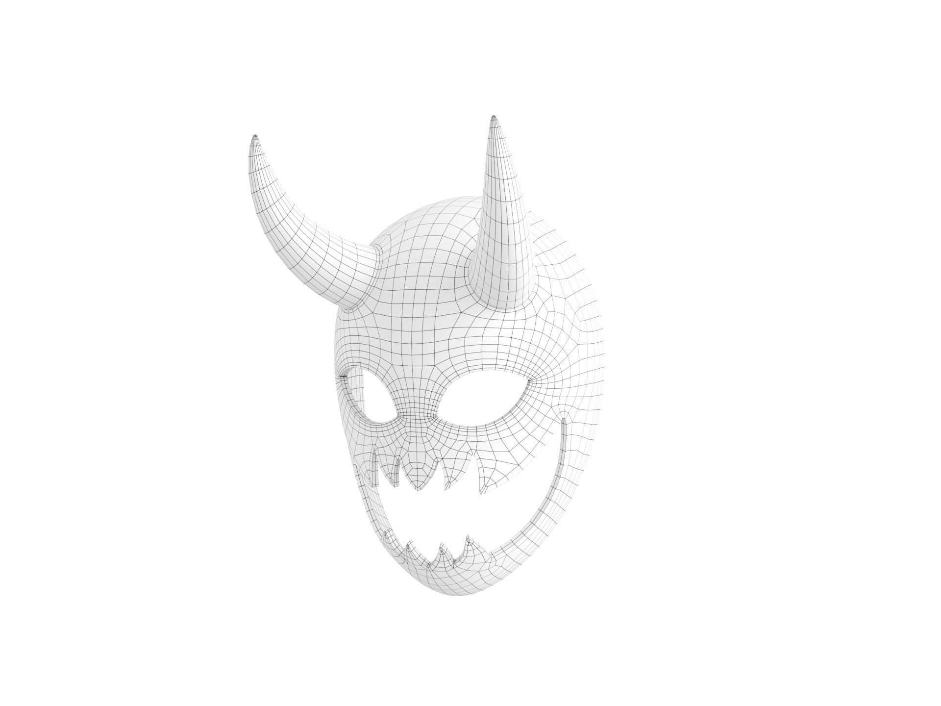 Prop056 Devil Mask 3D model_23