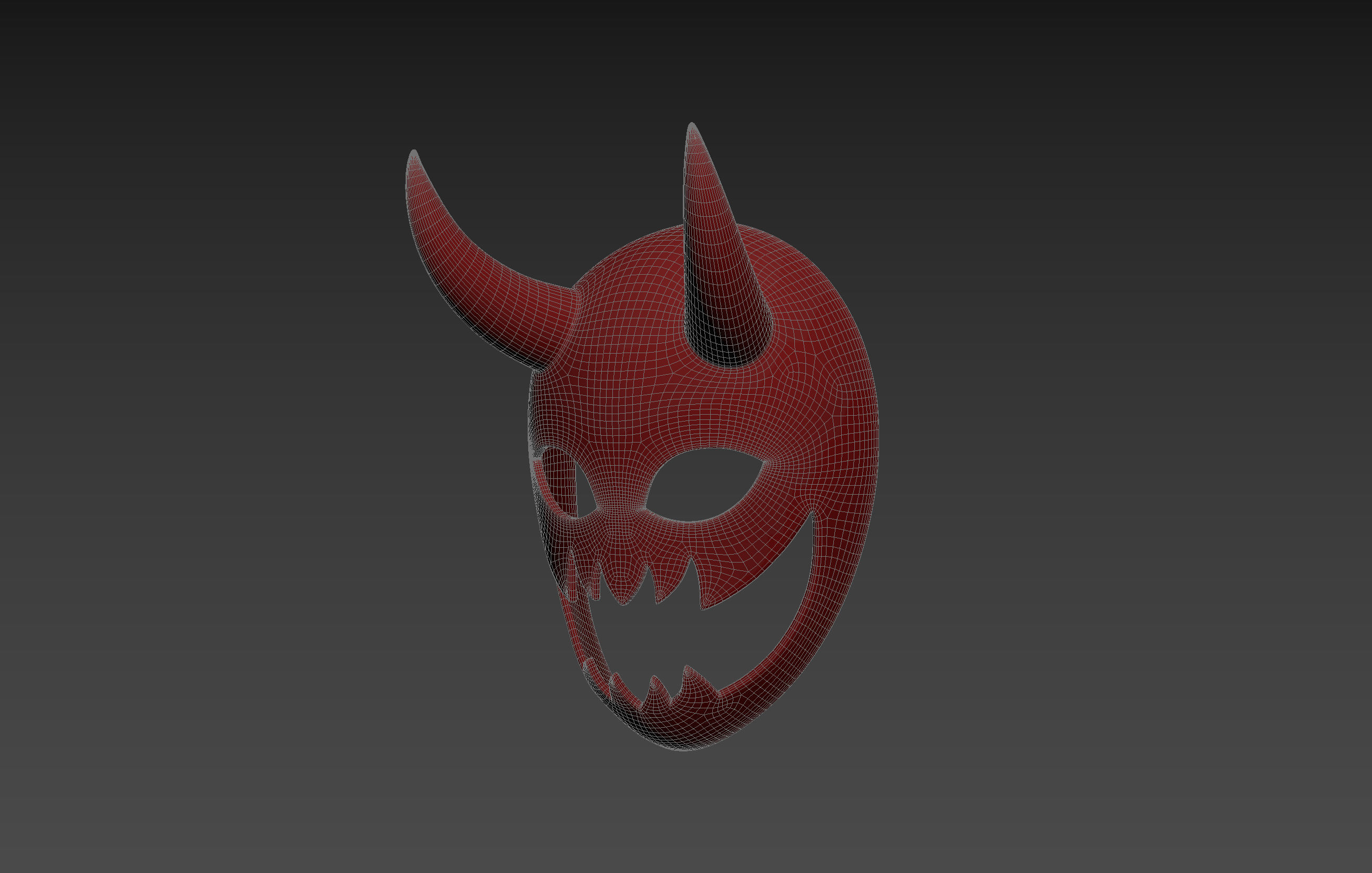 Prop056 Devil Mask 3D model_12