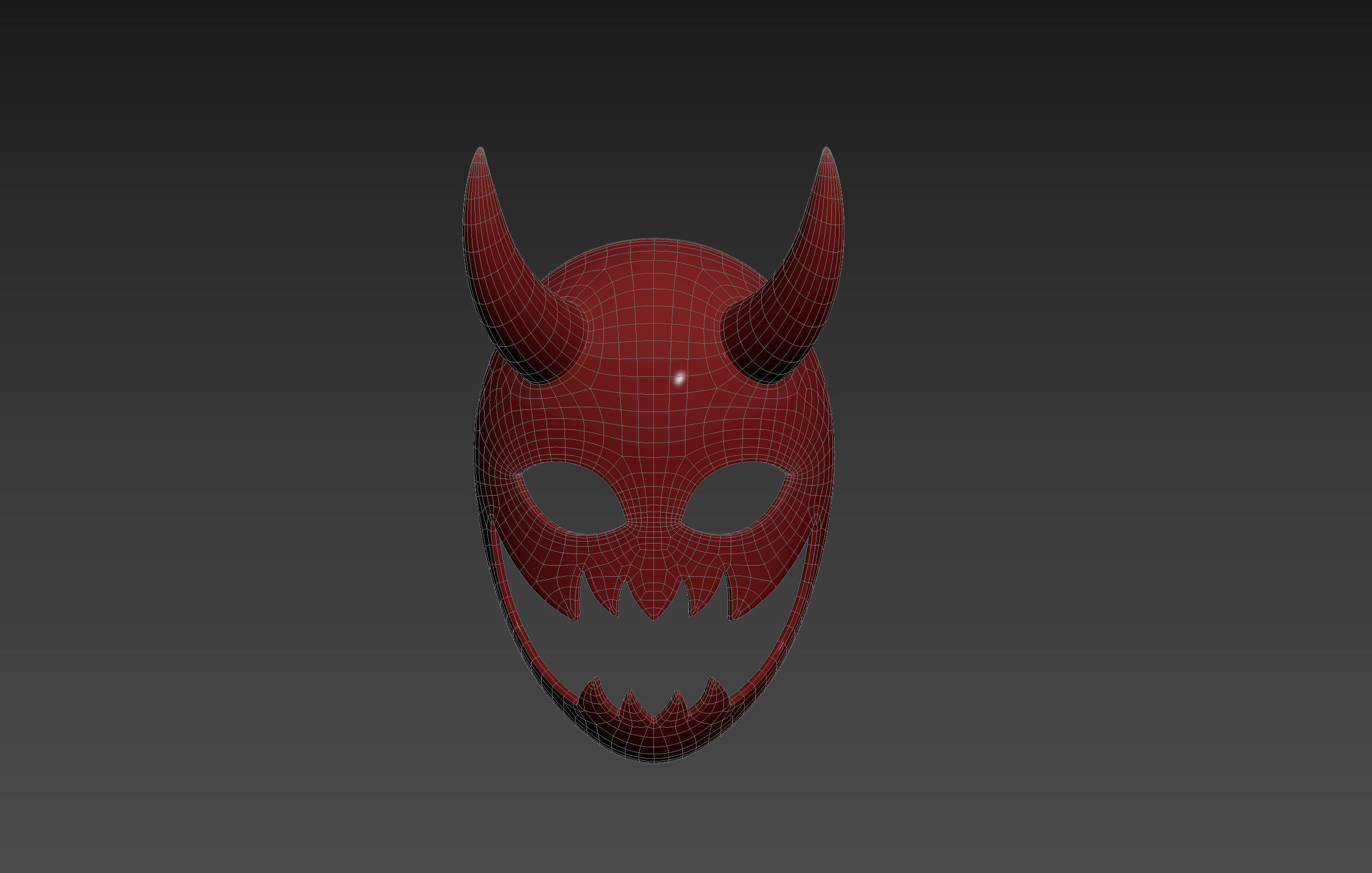Prop056 Devil Mask 3D model_13