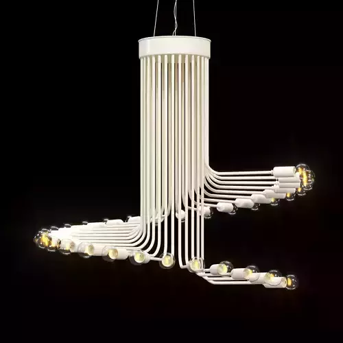 Ava modern nordic spiral chandelier 