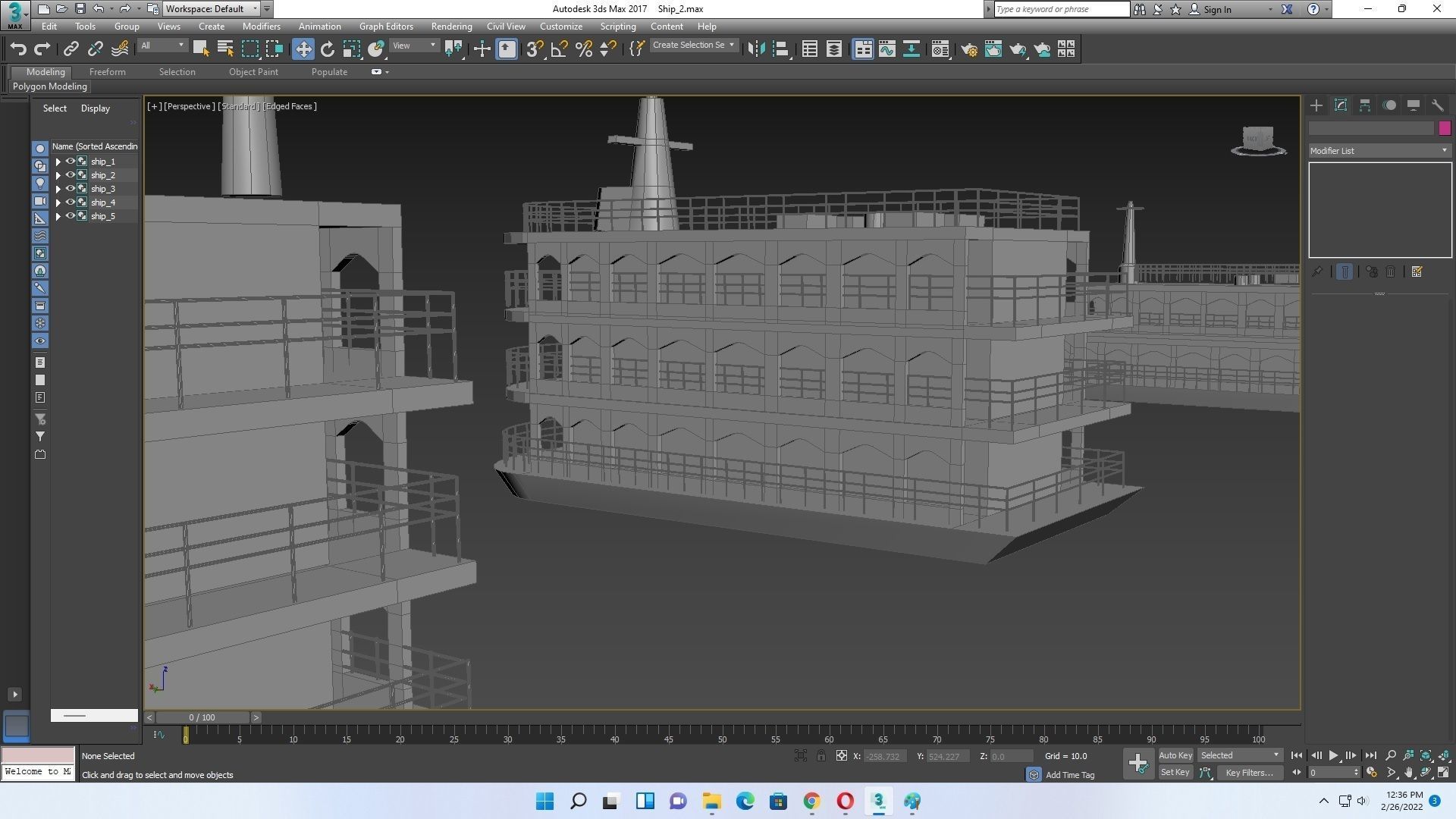 Bangladeshi launch Low-poly 3D model_2