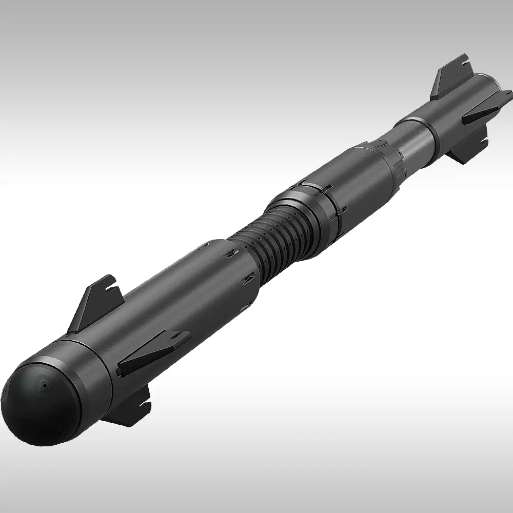 SciFi Missile 3D model_0