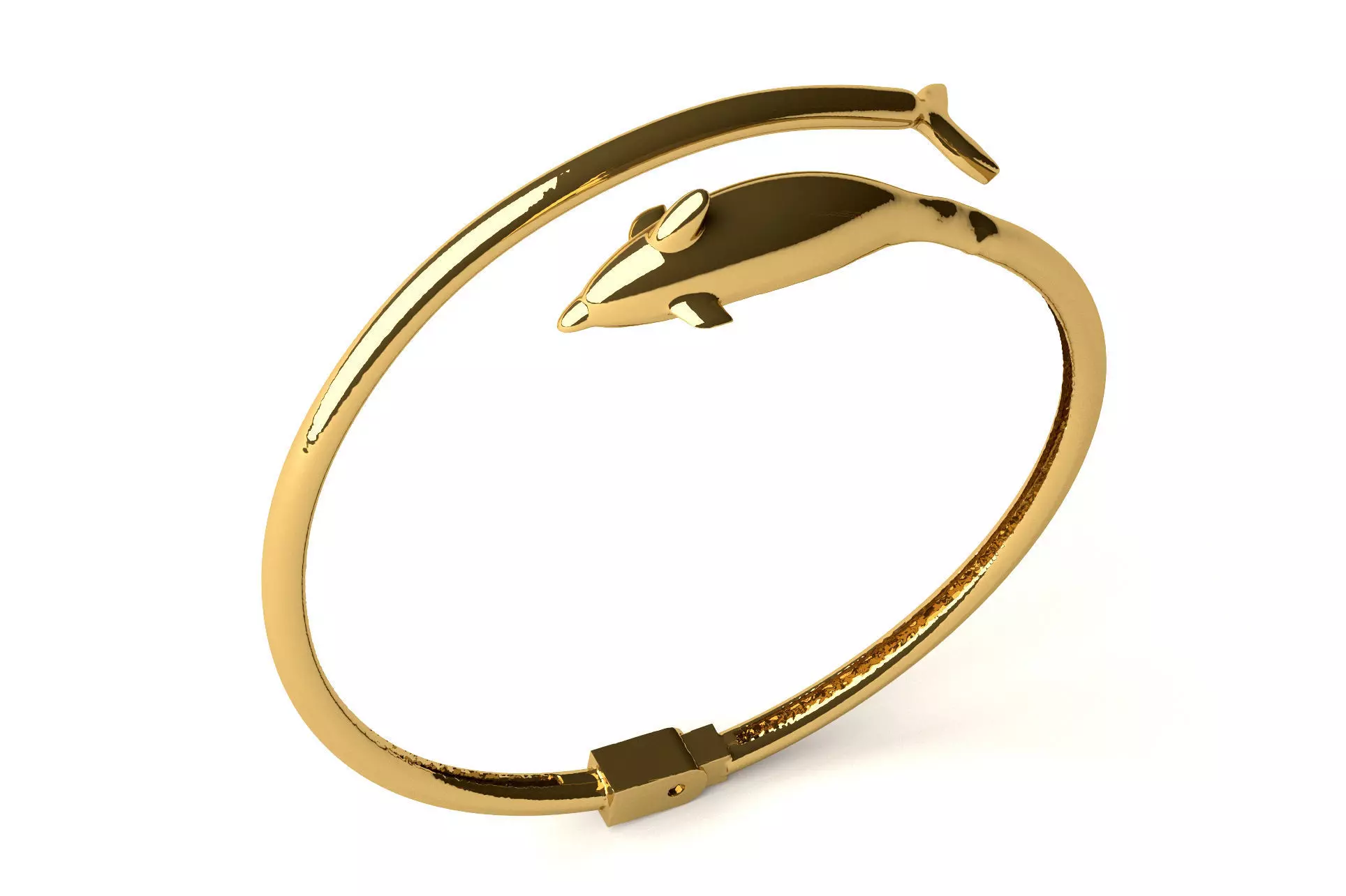 Dolphin Bracelet B 10 3D print model_0