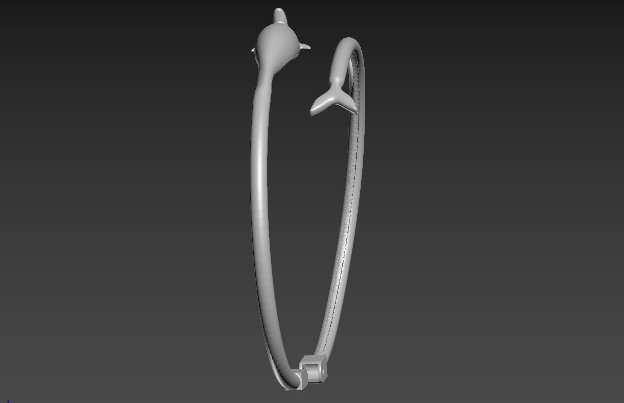 Dolphin Bracelet B 10 3D print model_6