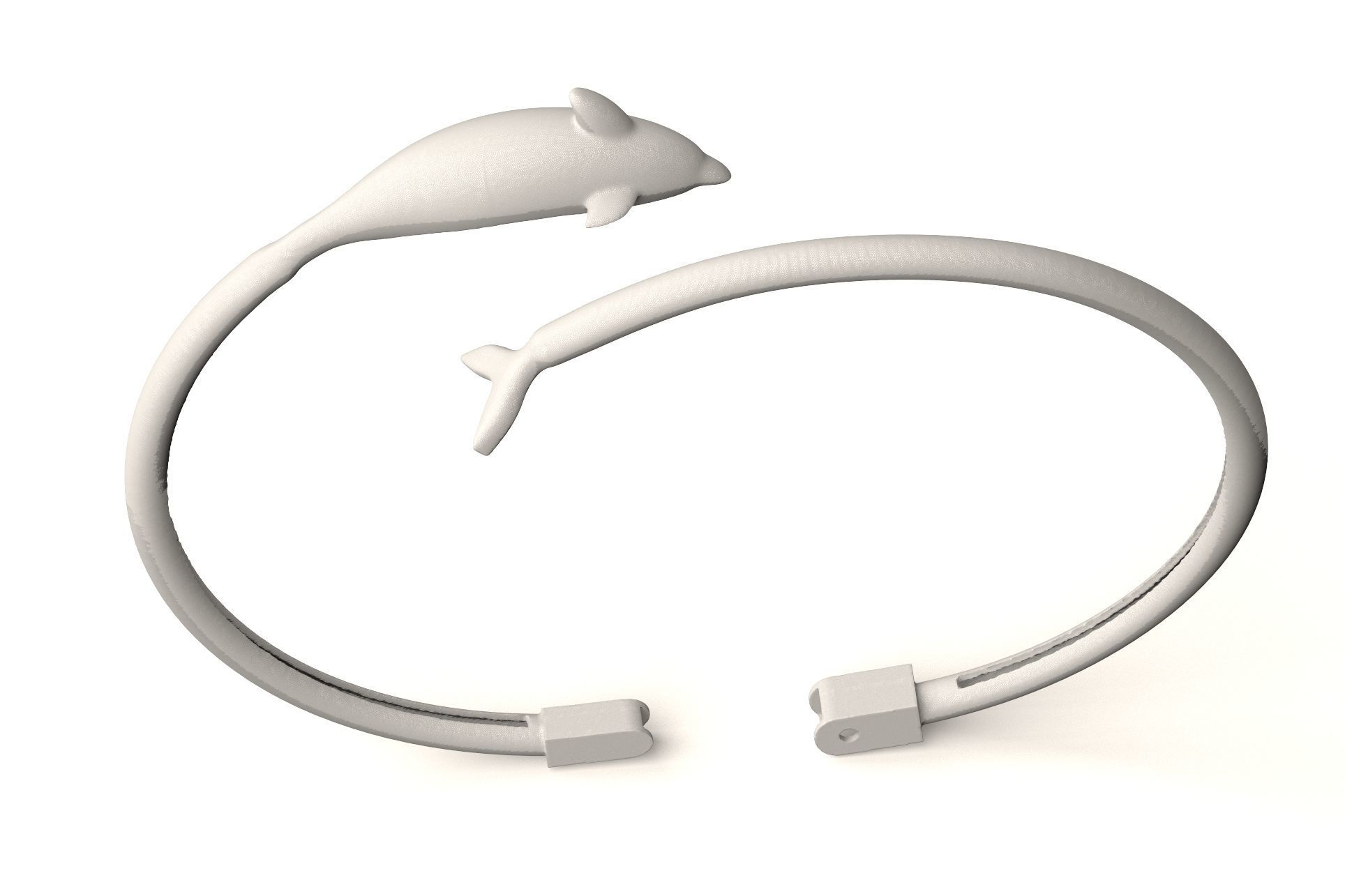 Dolphin Bracelet B 10 3D print model_3