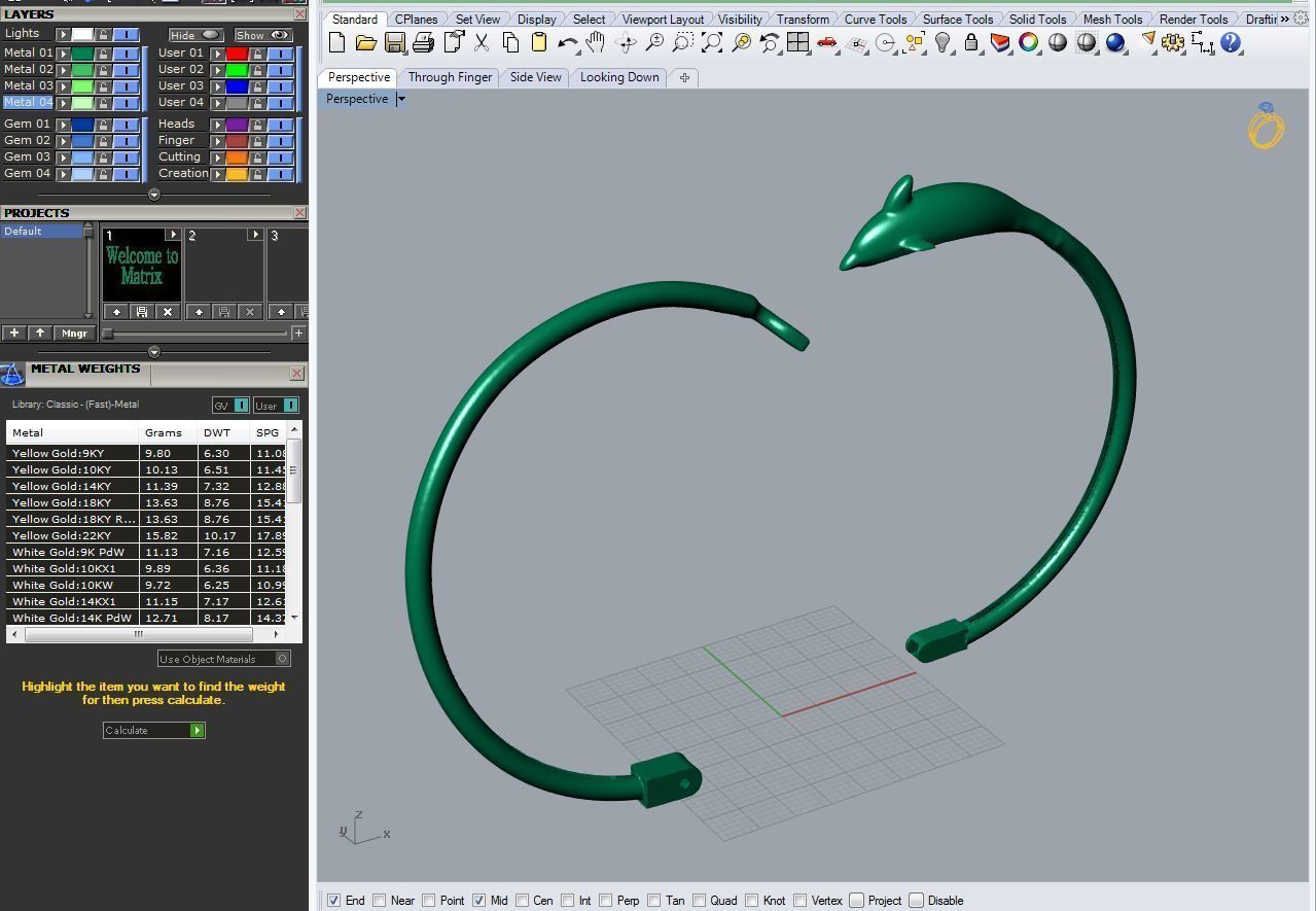 Dolphin Bracelet B 10 3D print model_5