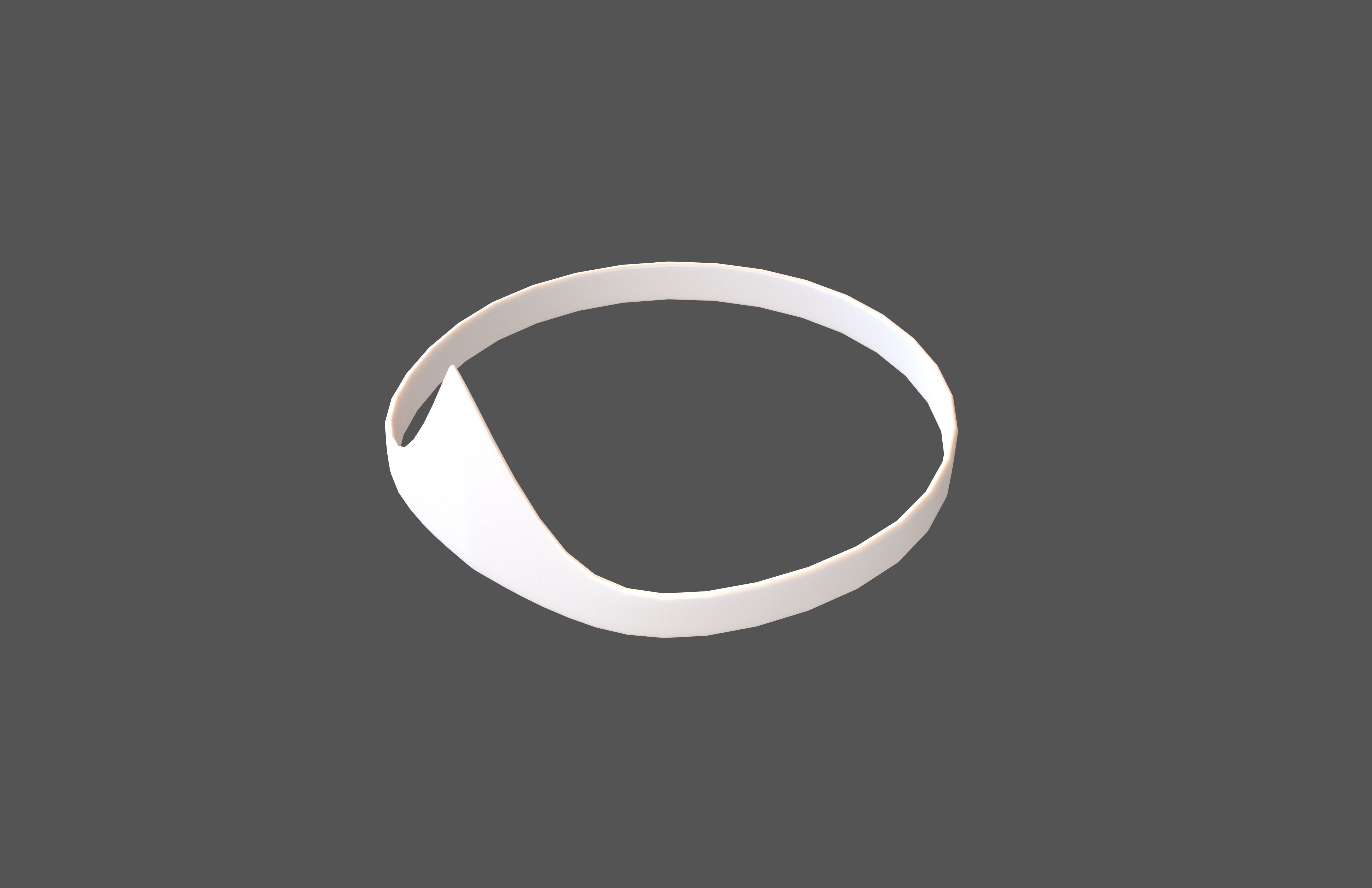 Ghost Headwear v1 001 Low-poly 3D model_3