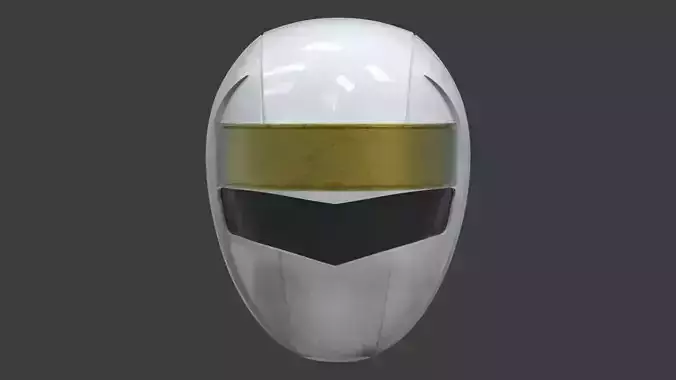 Power Ranger Alien Ranger White Helmet
