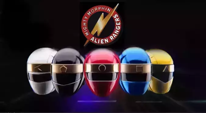 Combo of 5 Power Ranger Alien Helmet
