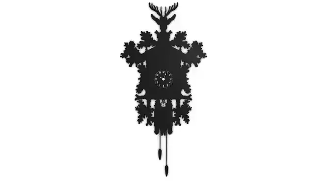Modern Clock 3D model
