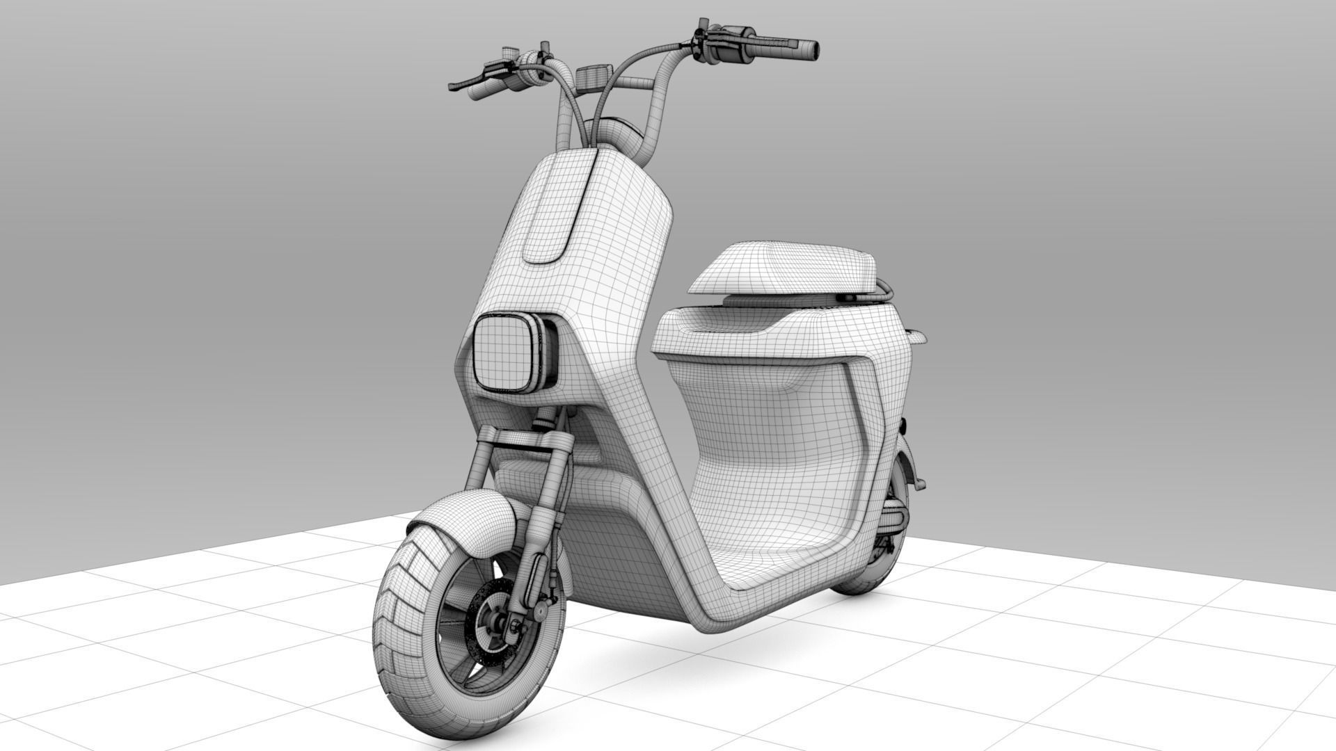 ELECTRIC SCOOTER 3D model_11