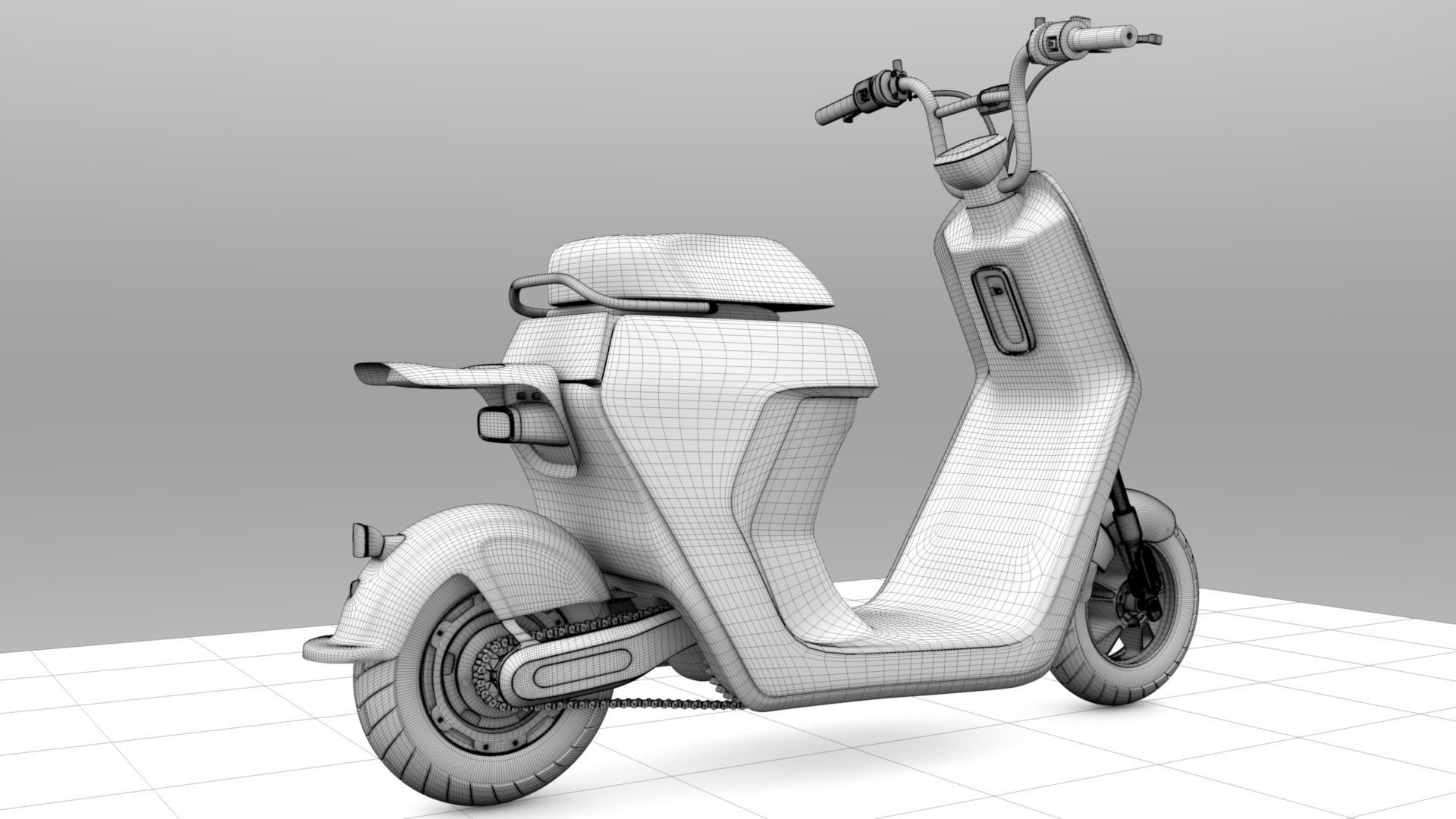 ELECTRIC SCOOTER 3D model_12