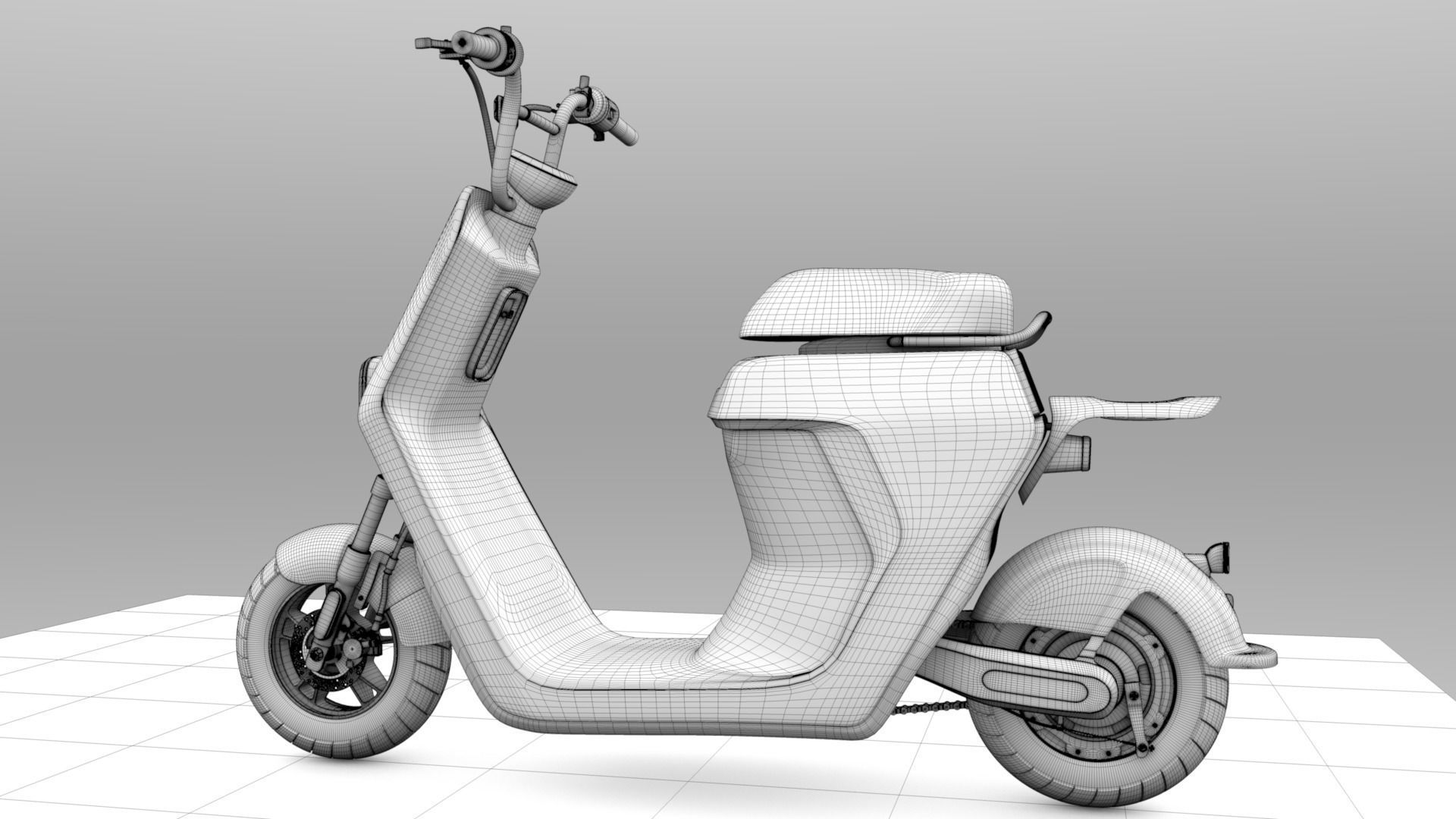 ELECTRIC SCOOTER 3D model_9