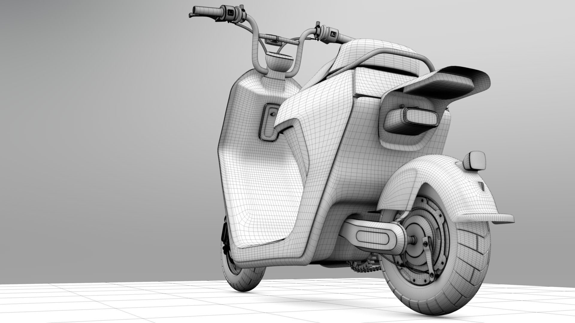 ELECTRIC SCOOTER 3D model_15