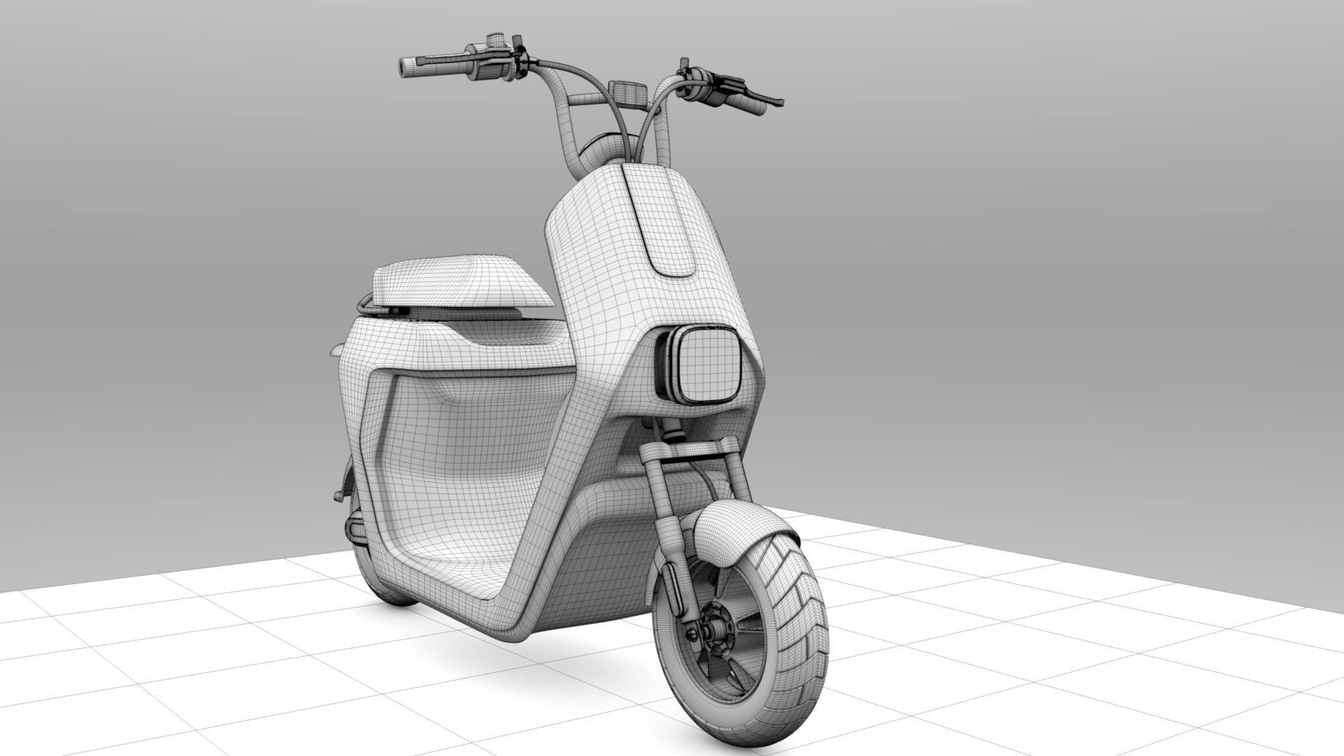 ELECTRIC SCOOTER 3D model_8