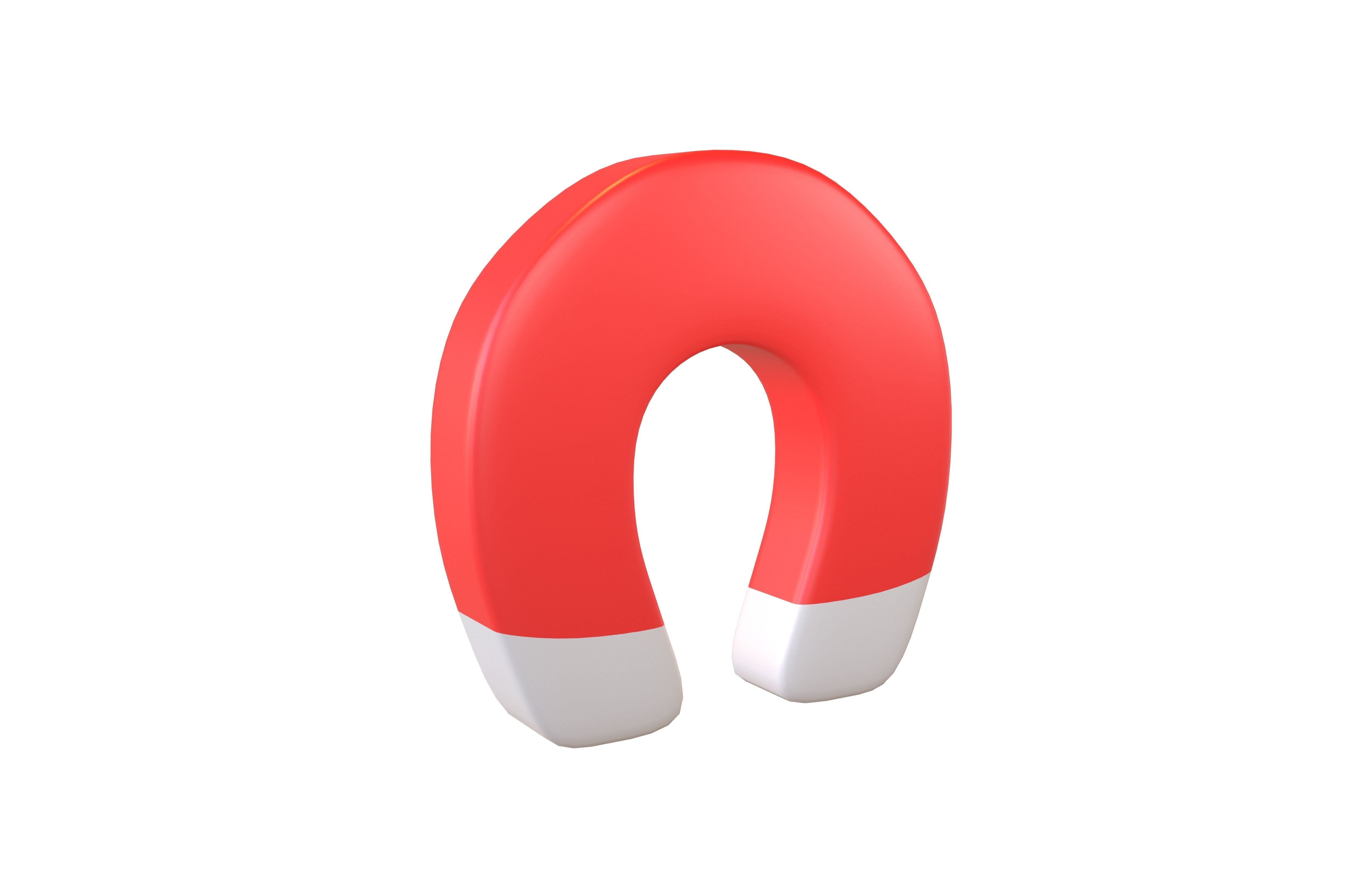 Magnet Emoji v1 001 Low-poly 3D model_1