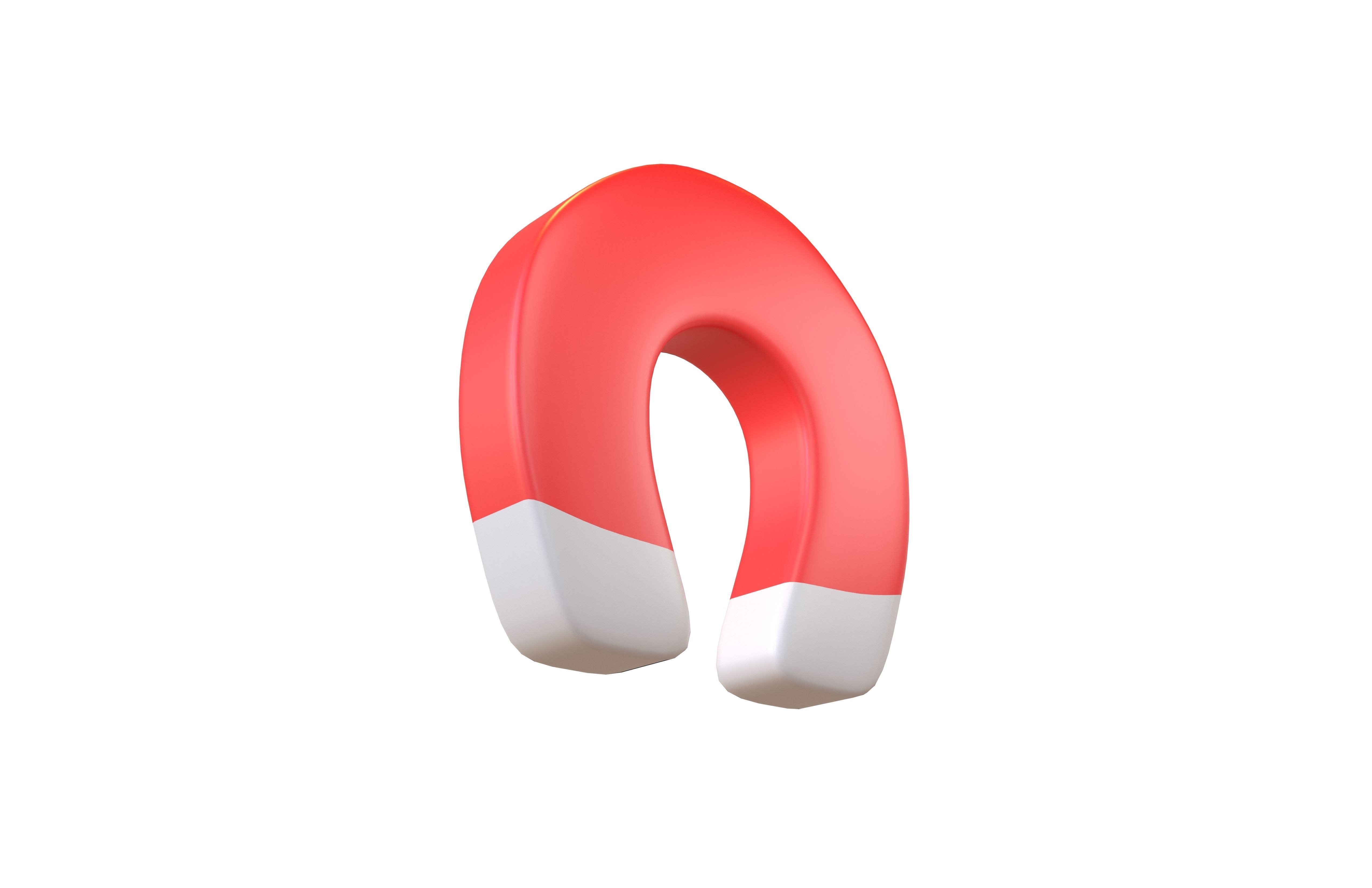 Magnet Emoji v1 001 Low-poly 3D model_3