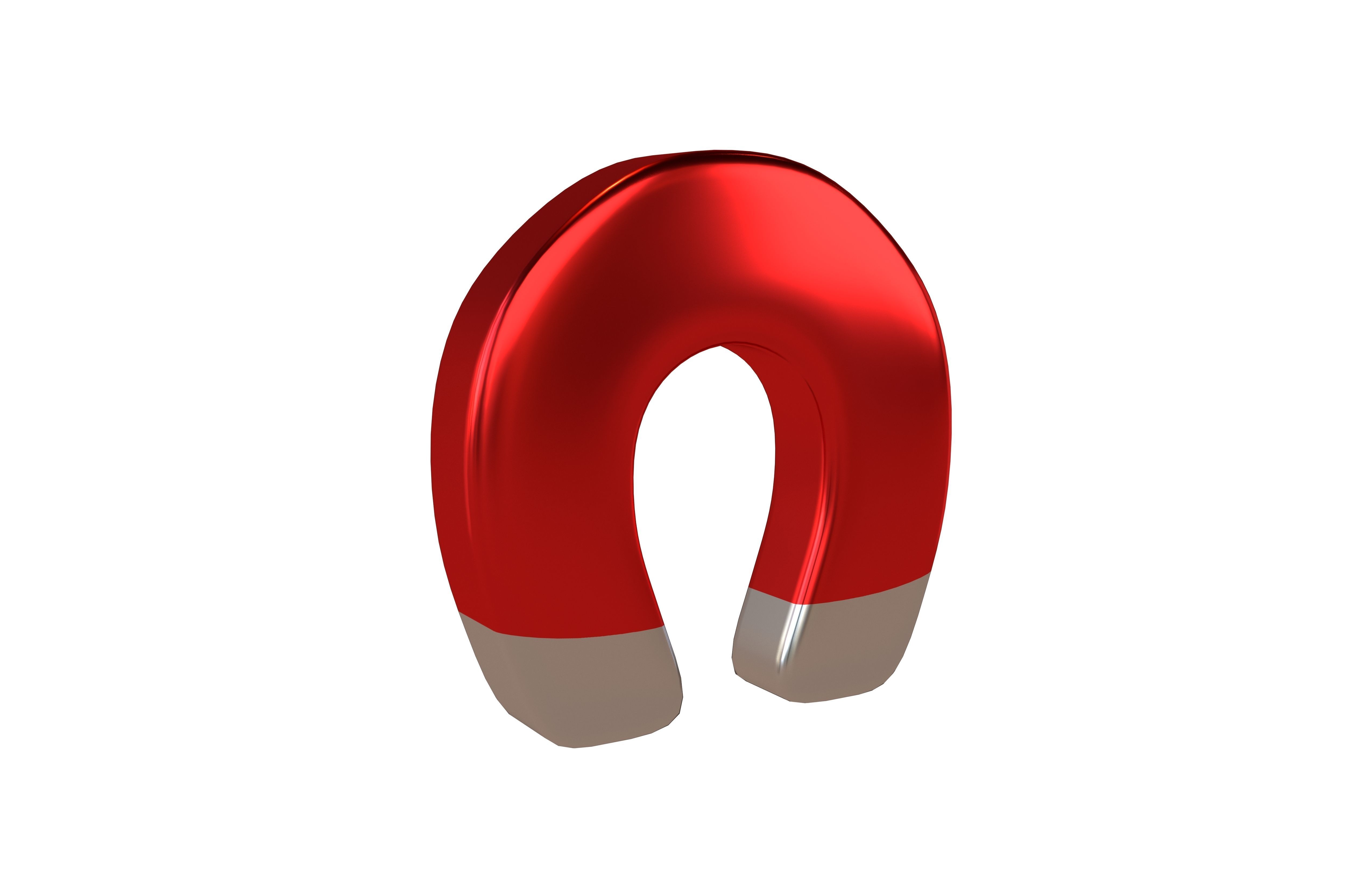 Magnet Emoji v1 002 Low-poly 3D model_1