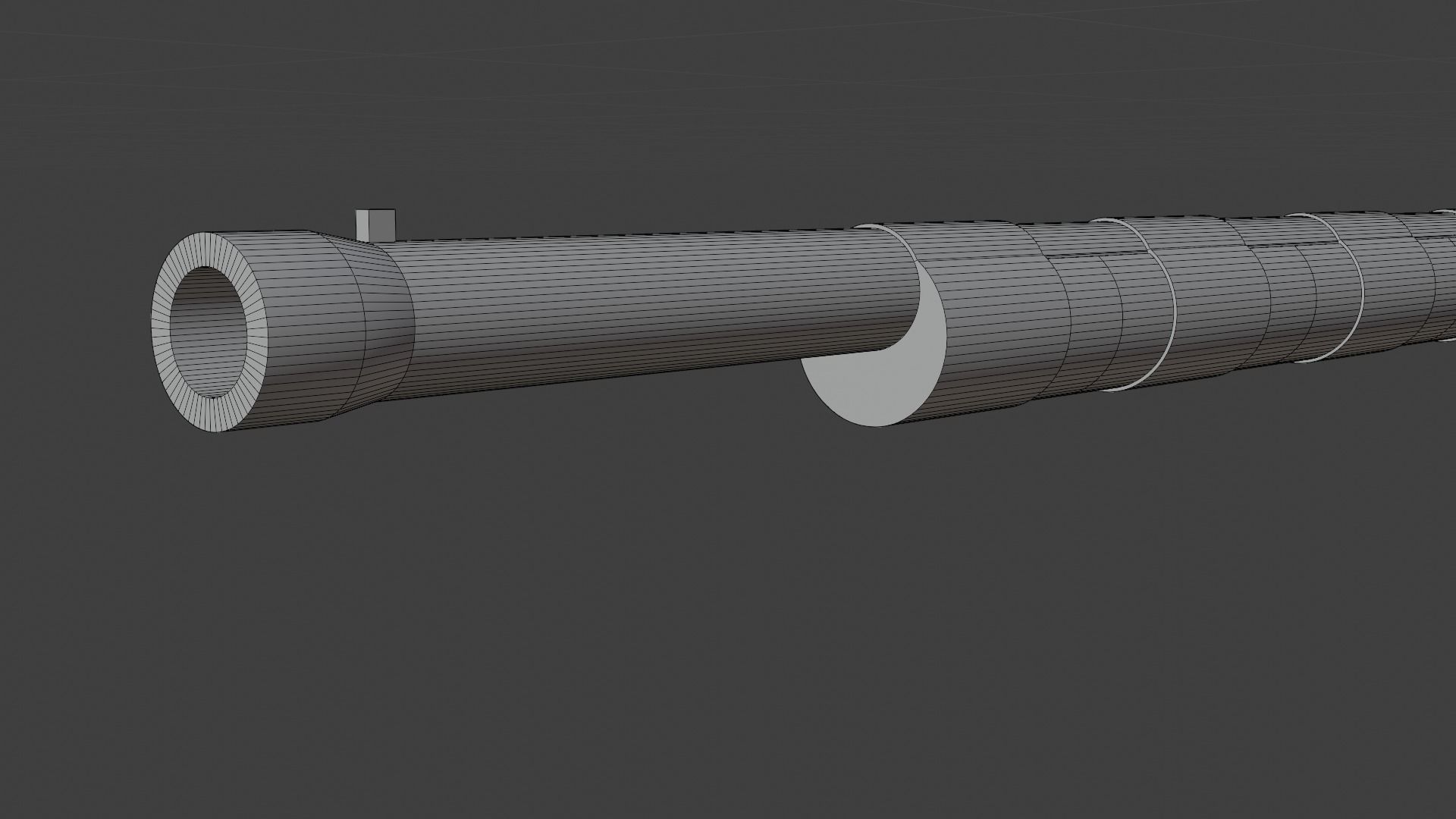 Tusken Cycler Rifle B 3D model_7