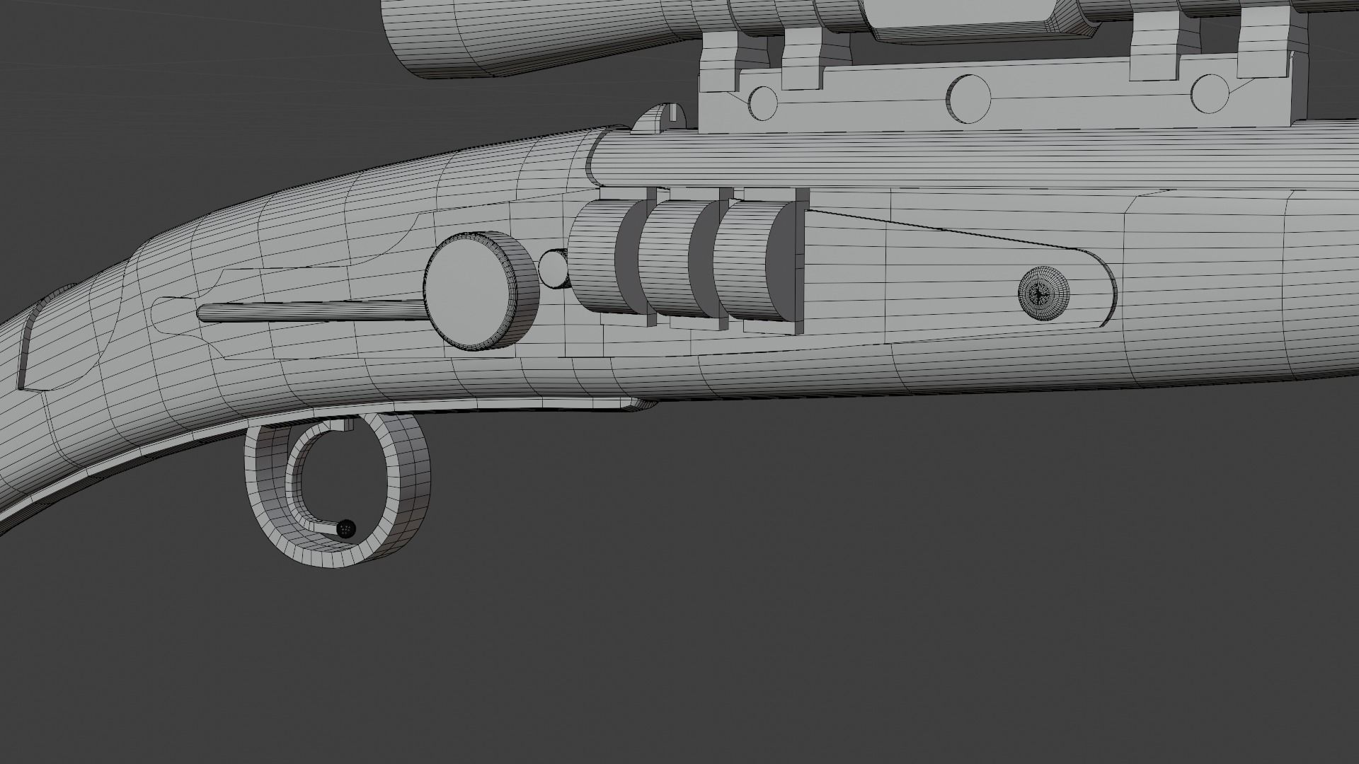 Tusken Cycler Rifle B 3D model_9