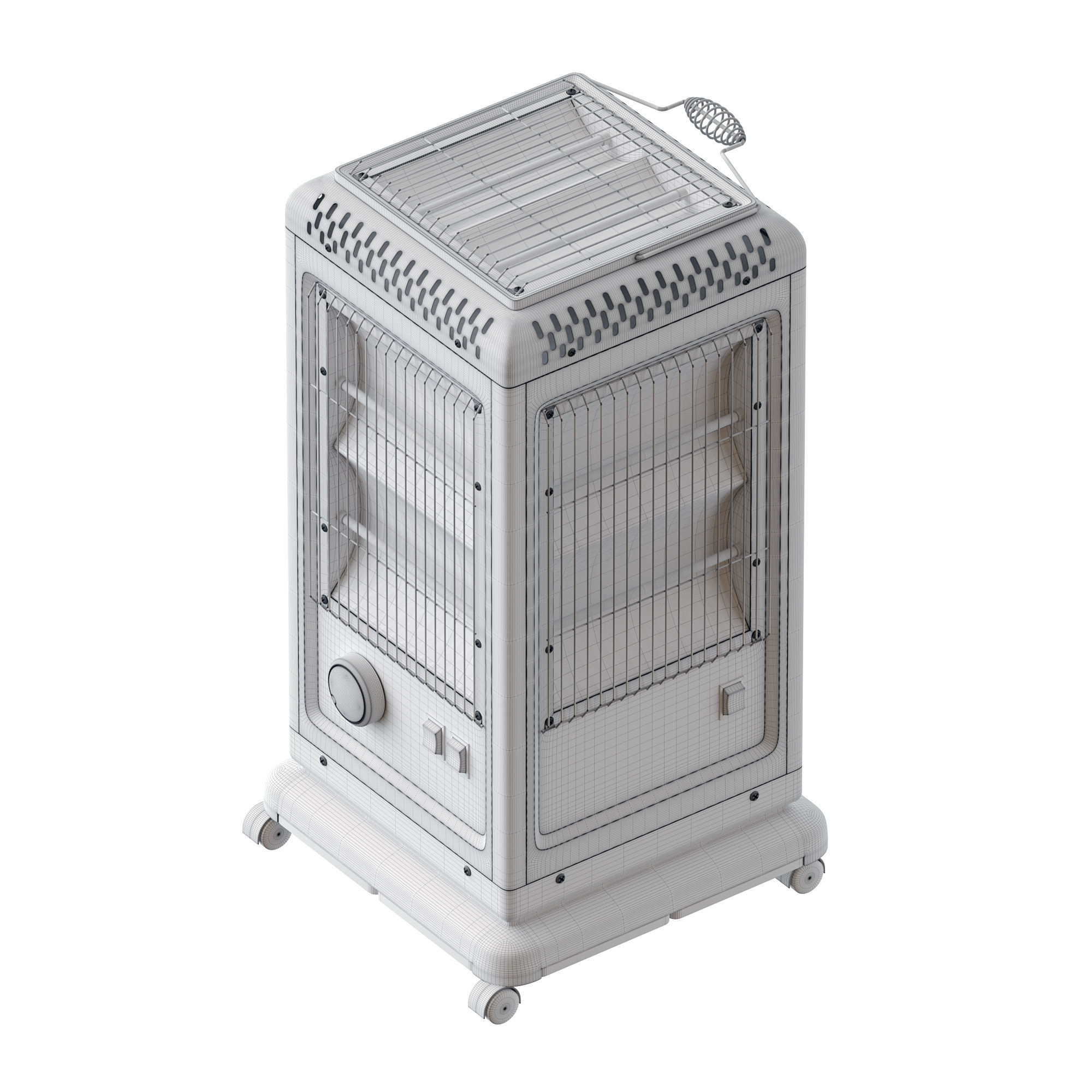 Electric heater DN-501 3D model_6