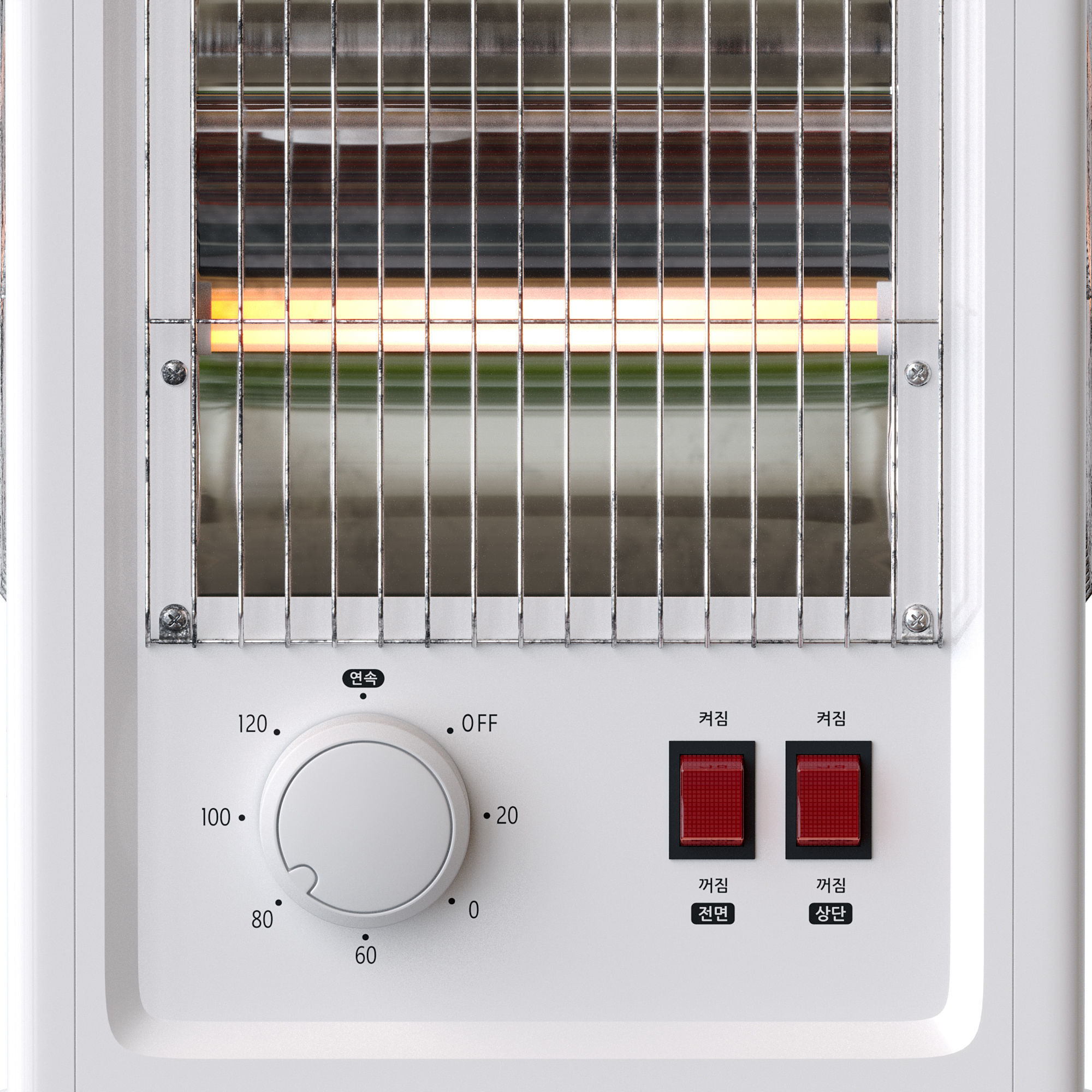Electric heater DN-501 3D model_3
